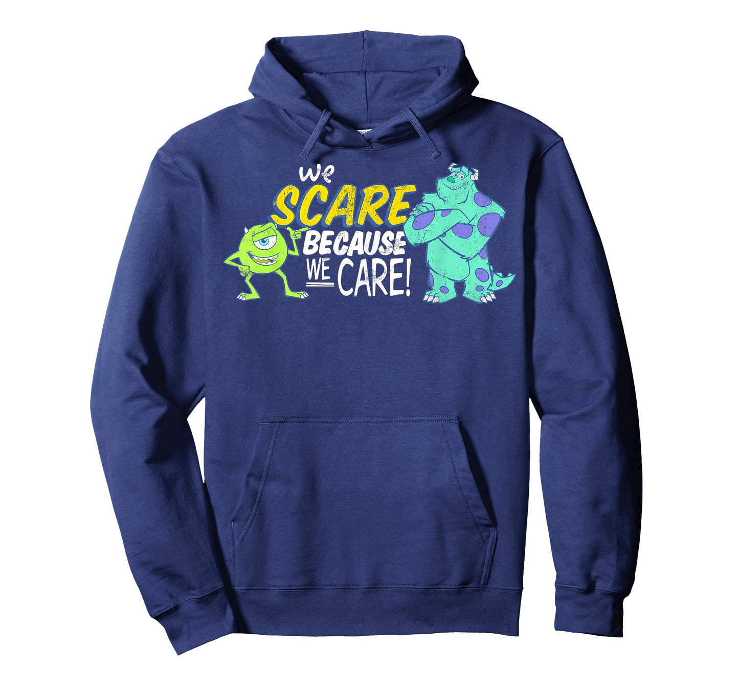 Disney Pixar Monsters Inc Scare Because We Care T-Shirt