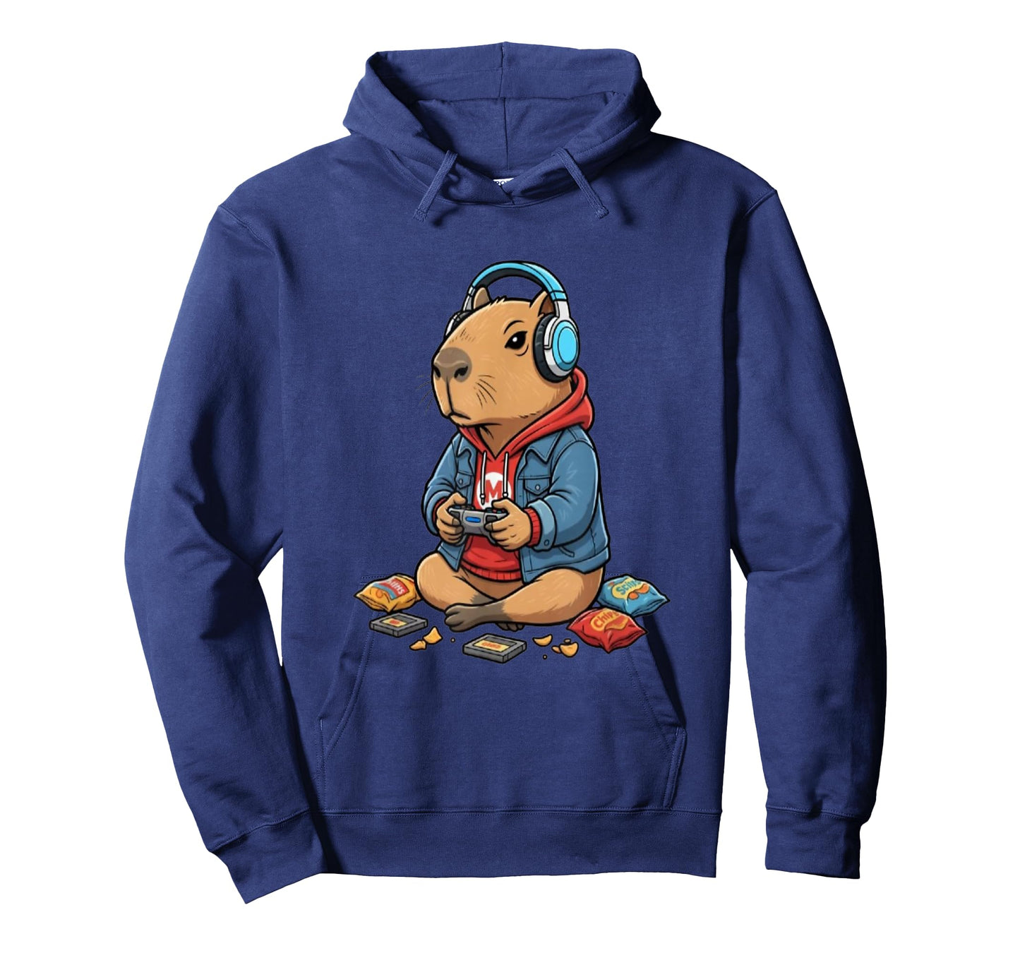 Funny Video Games Capybara Shirt Kids Boys Gamer T-Shirt