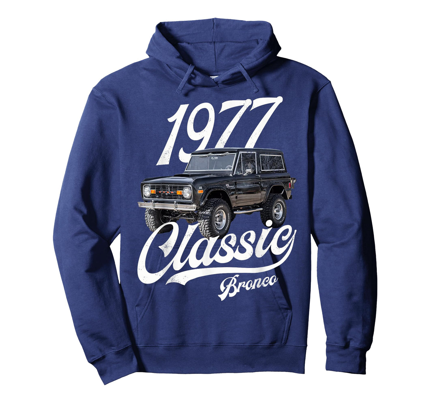 Classic bronco 1977 Black T-Shirt, Small