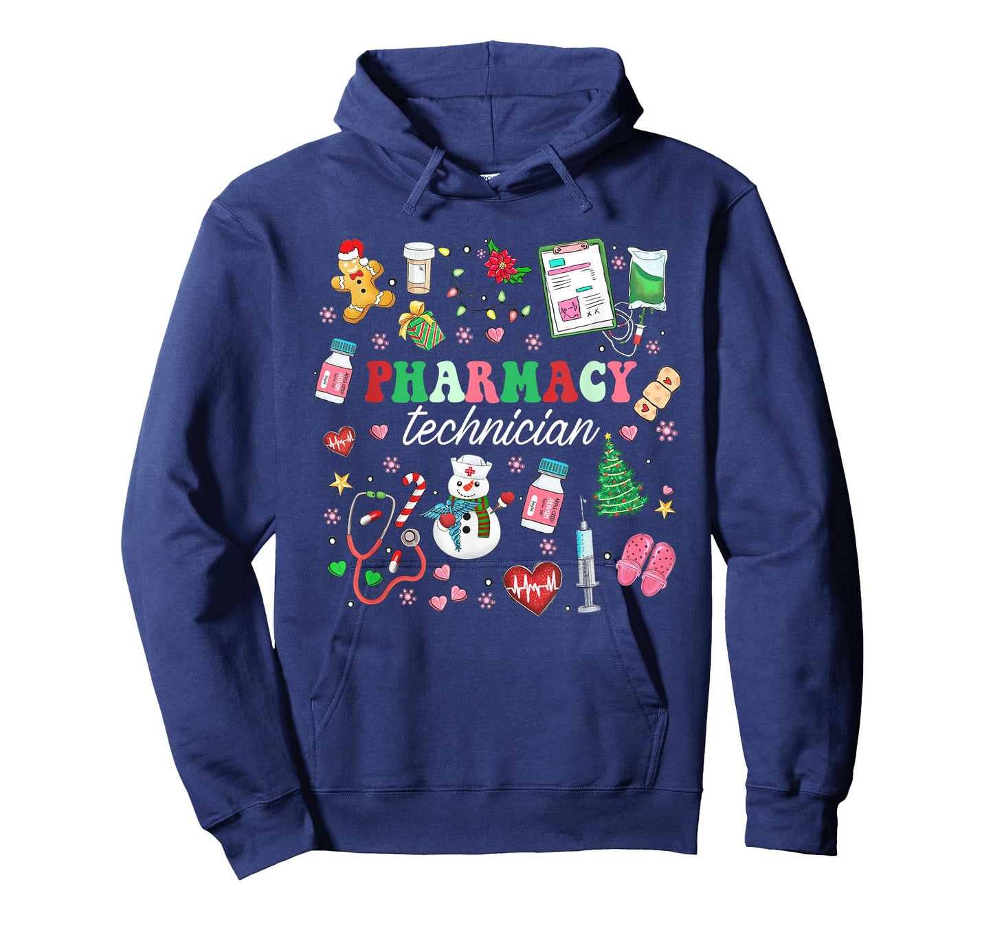 Pharmacy Technician Christmas Pharmacist CPhT Xmas Holiday T-Shirt