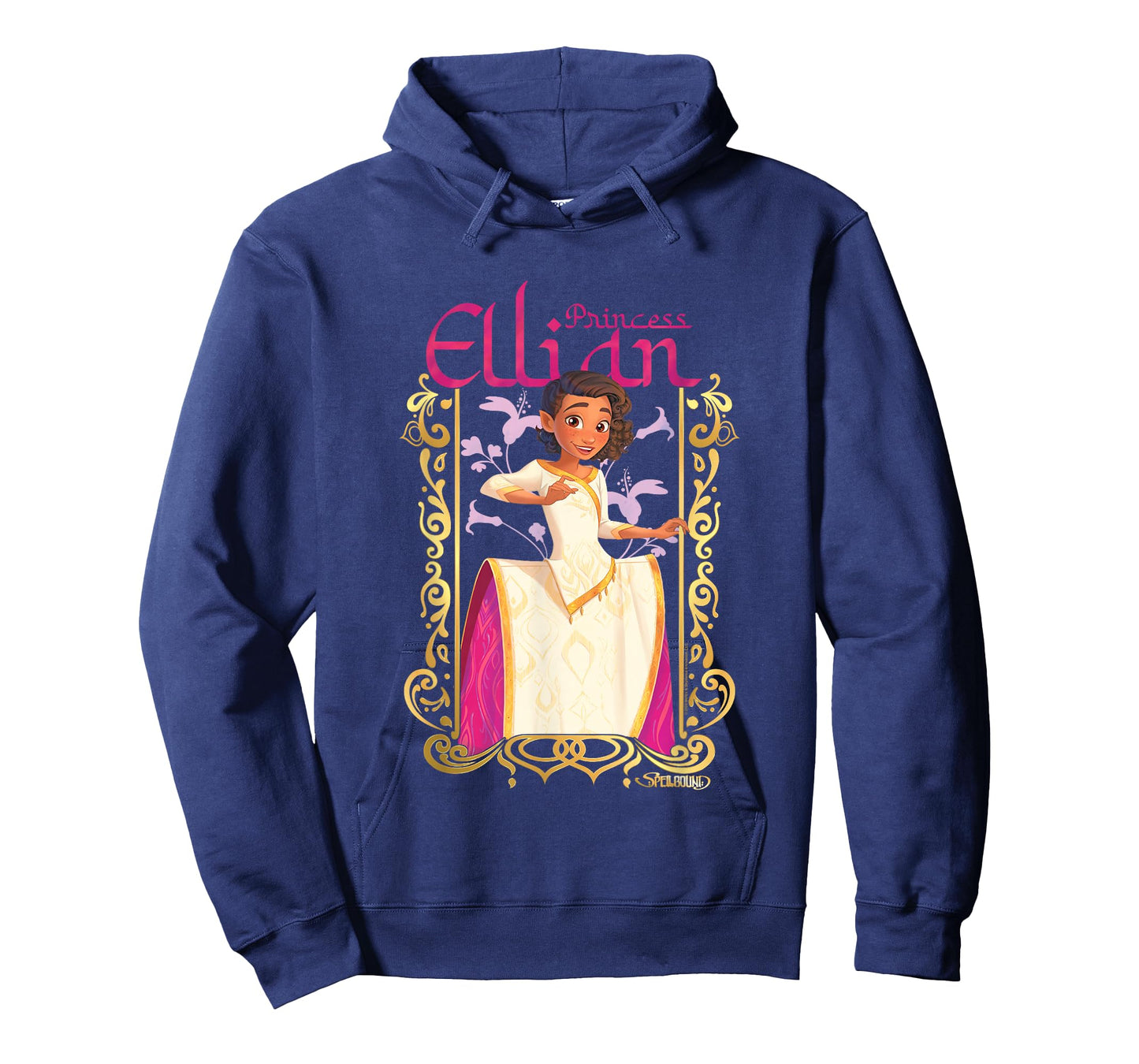Spellbound Princess Ellian Gold Nouveau Filigree T-Shirt