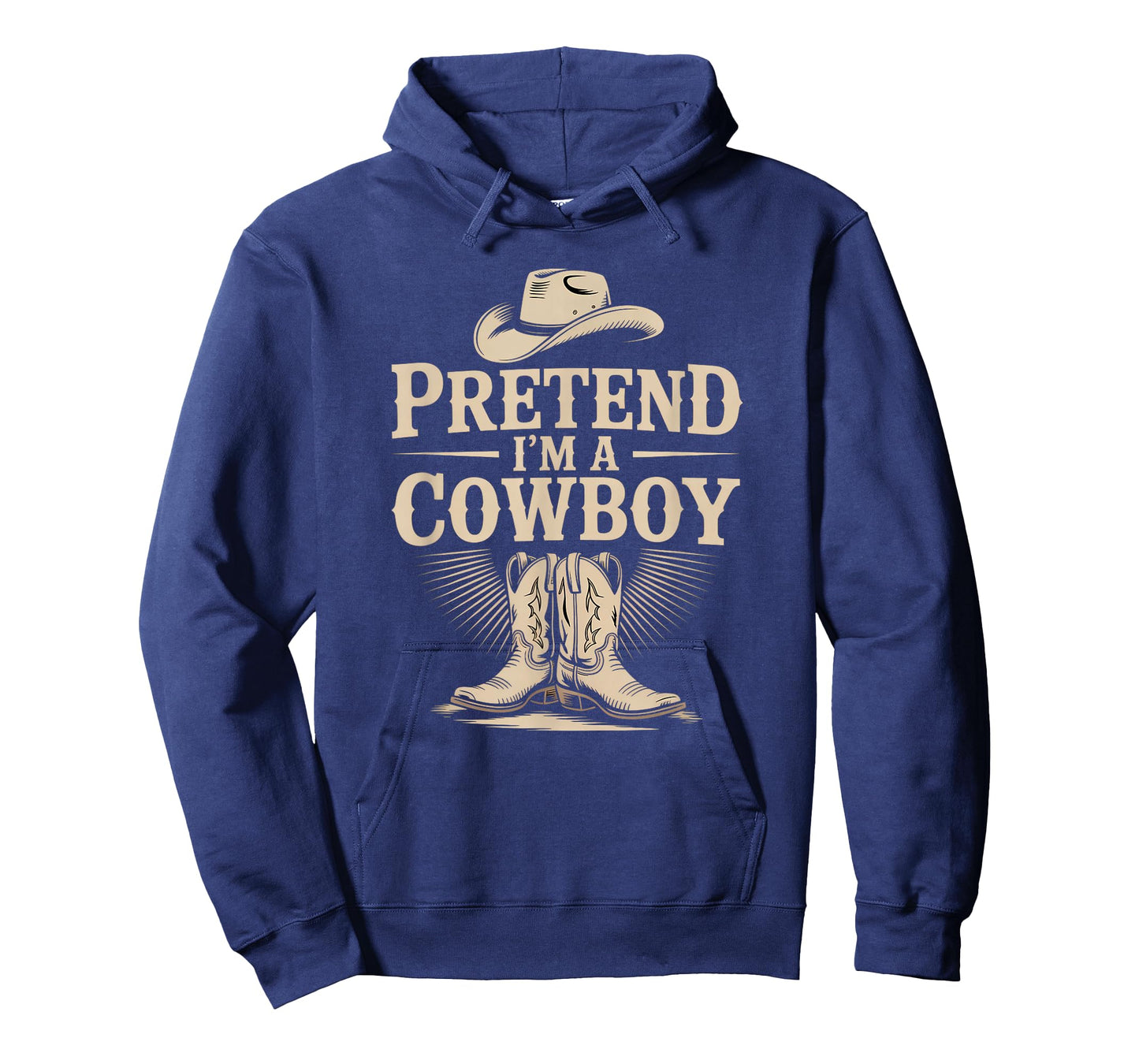 Pretend I'm A Cowboy Funny Western Halloween Costume Party T-Shirt