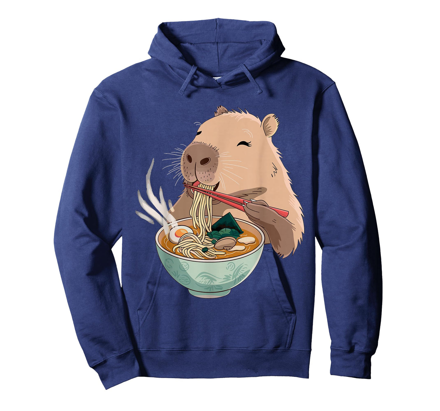 Kawaii Capybara Eating Japanese Ramen Men Women Girls Kids T-Shirt