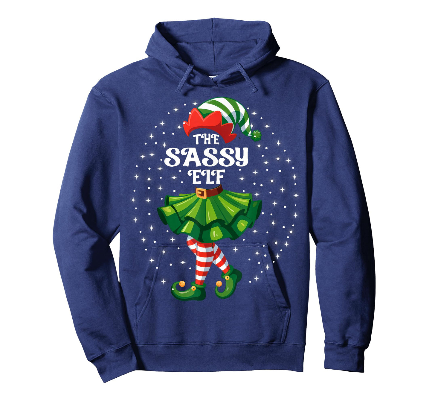 The Sassy Elf Xmas Family Matching Mom Women Girls T-Shirt