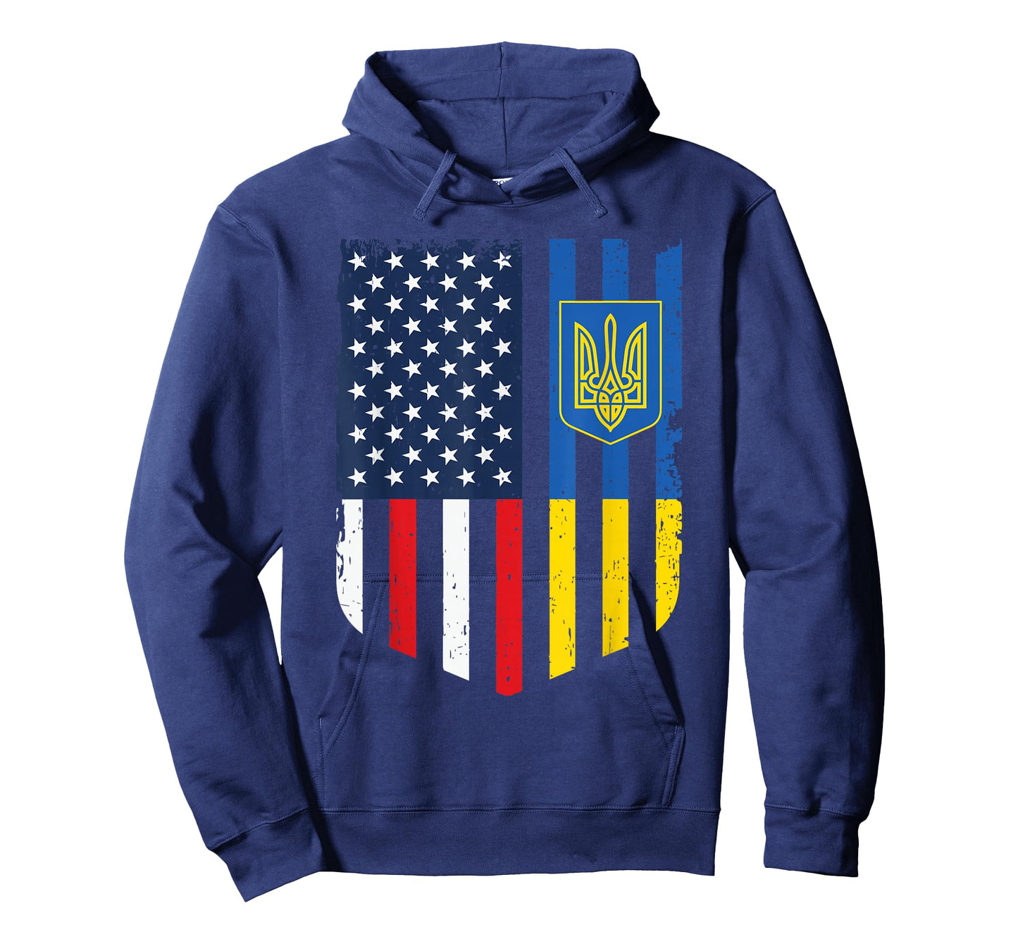 Ukrainian American USA Flag Patriot America Ukraine Roots T-Shirt