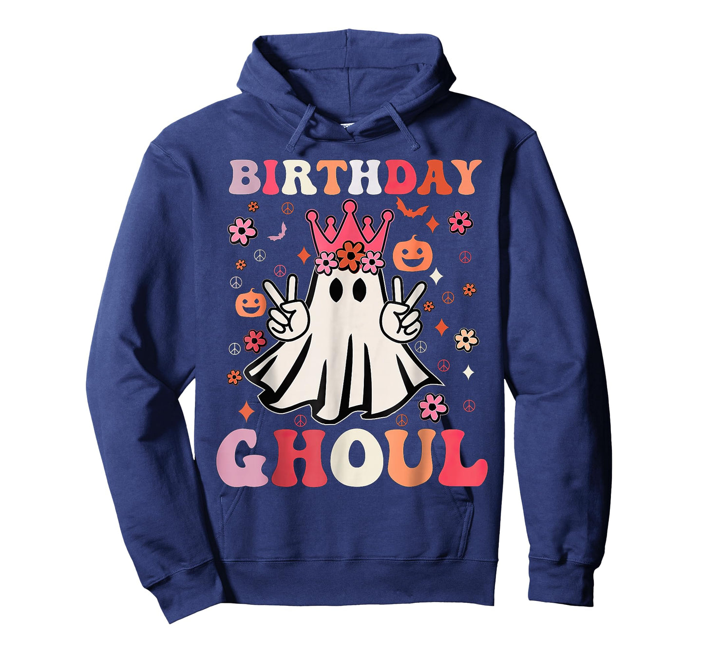 Birthday Ghoul Floral Ghost Halloween T-Shirt