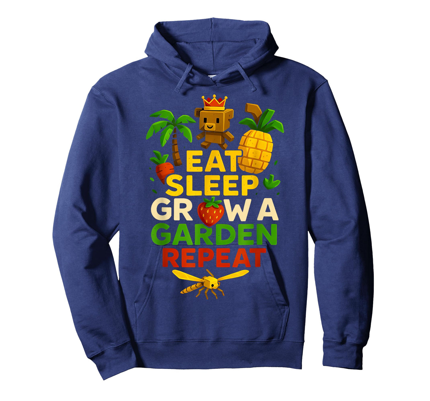 Funny Game Eat Sleep Grow A Garden Repeat Gamer Design T-Shirt