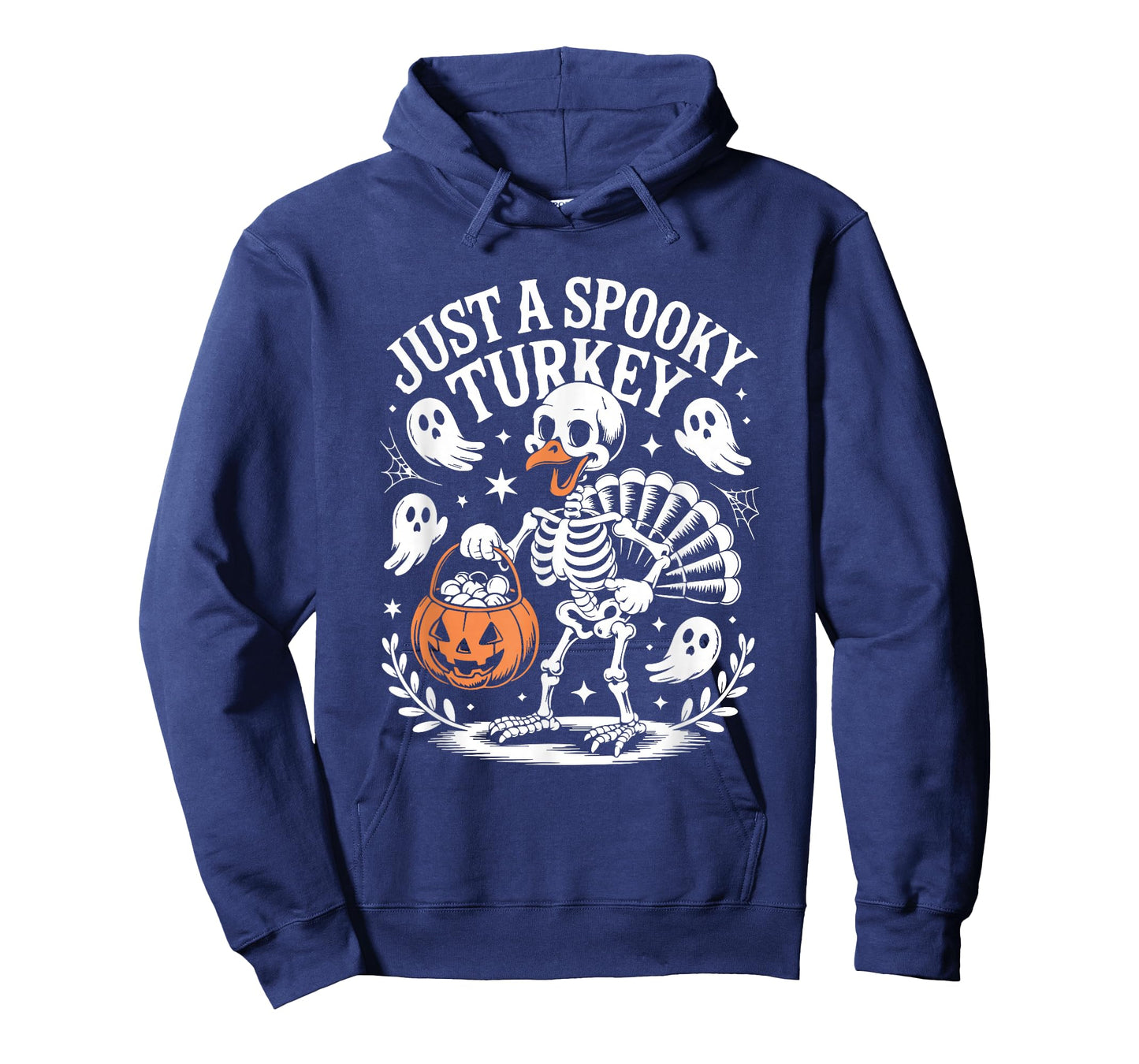 Just A Spooky Turkey Funny Thanksgiving Halloween T-Shirt