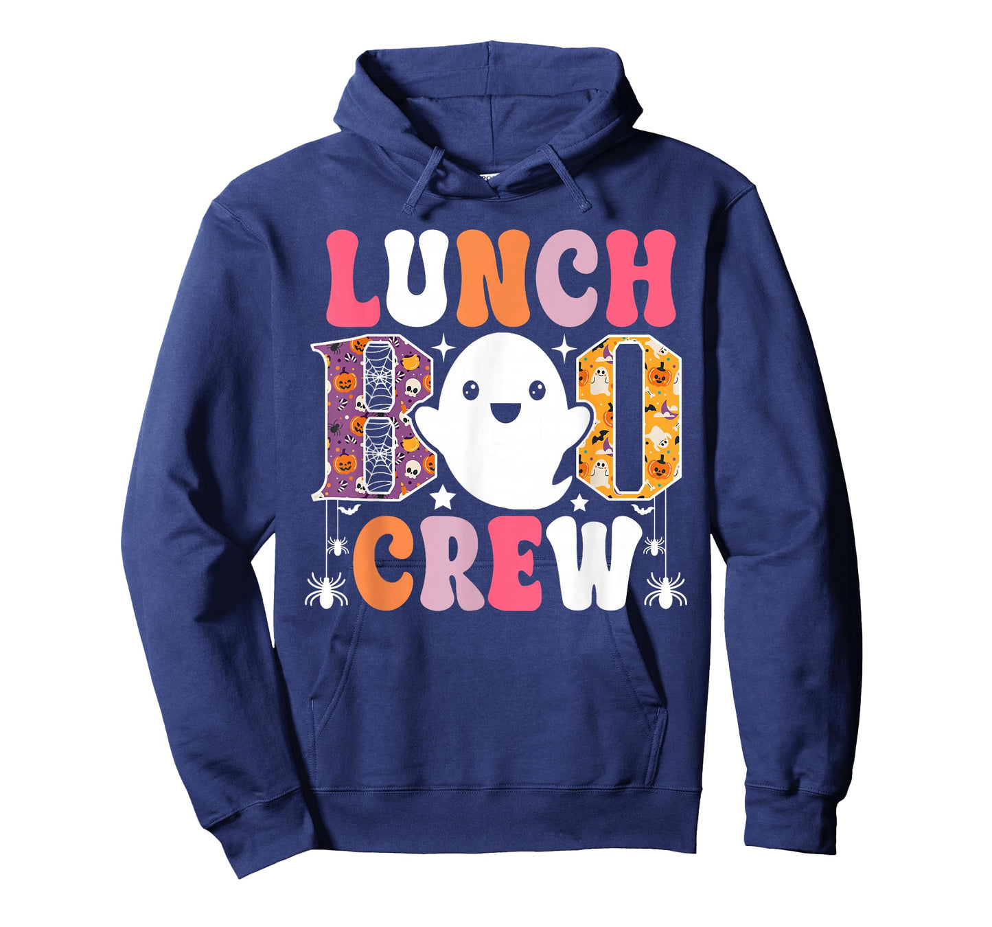 Lunch Boo Crew Funny Ghost Halloween Lunch Lady T-Shirt
