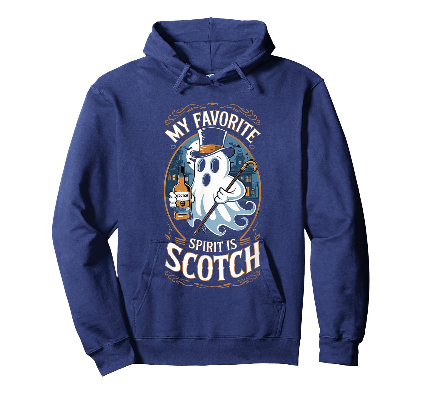 My Favorite Spirit Is Scotch Ghost Halloween Funny T-Shirt