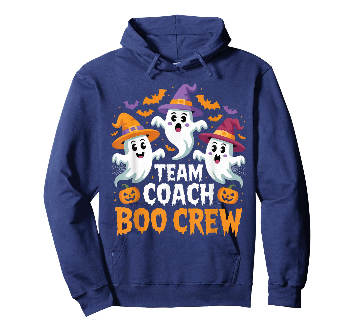 Team Coach Boo Crew Funny Ghost Halloween for Sports Staff T-Shirt