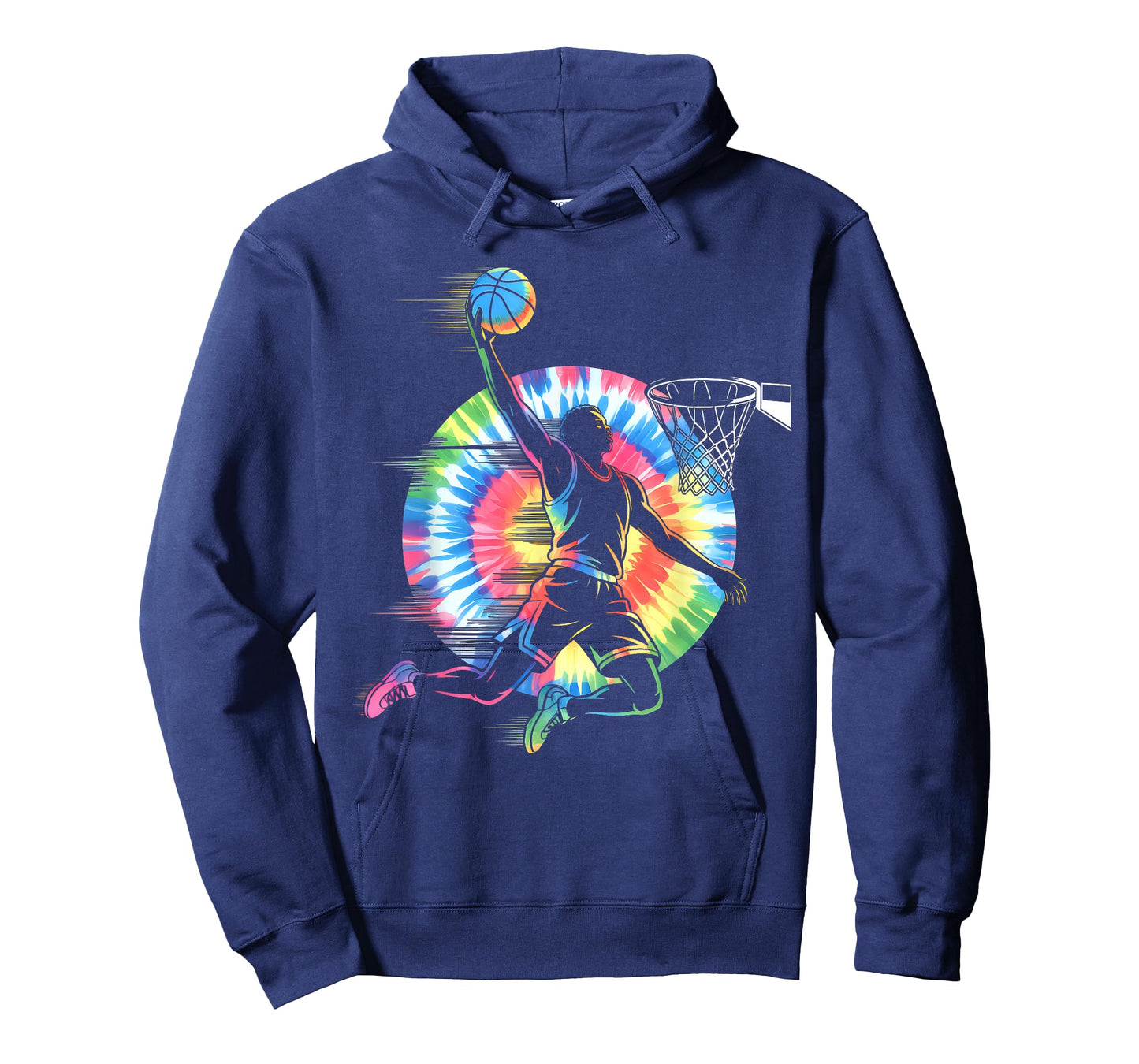 Tie dye Basketball Player Birthday for Men Boys Basketball T-Shirt