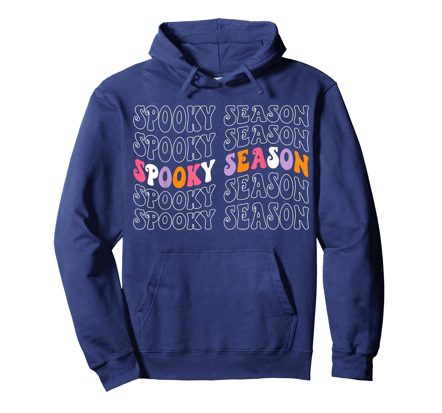 Spooky Season Groovy Halloween Costume Retro Wave Halloween T-Shirt