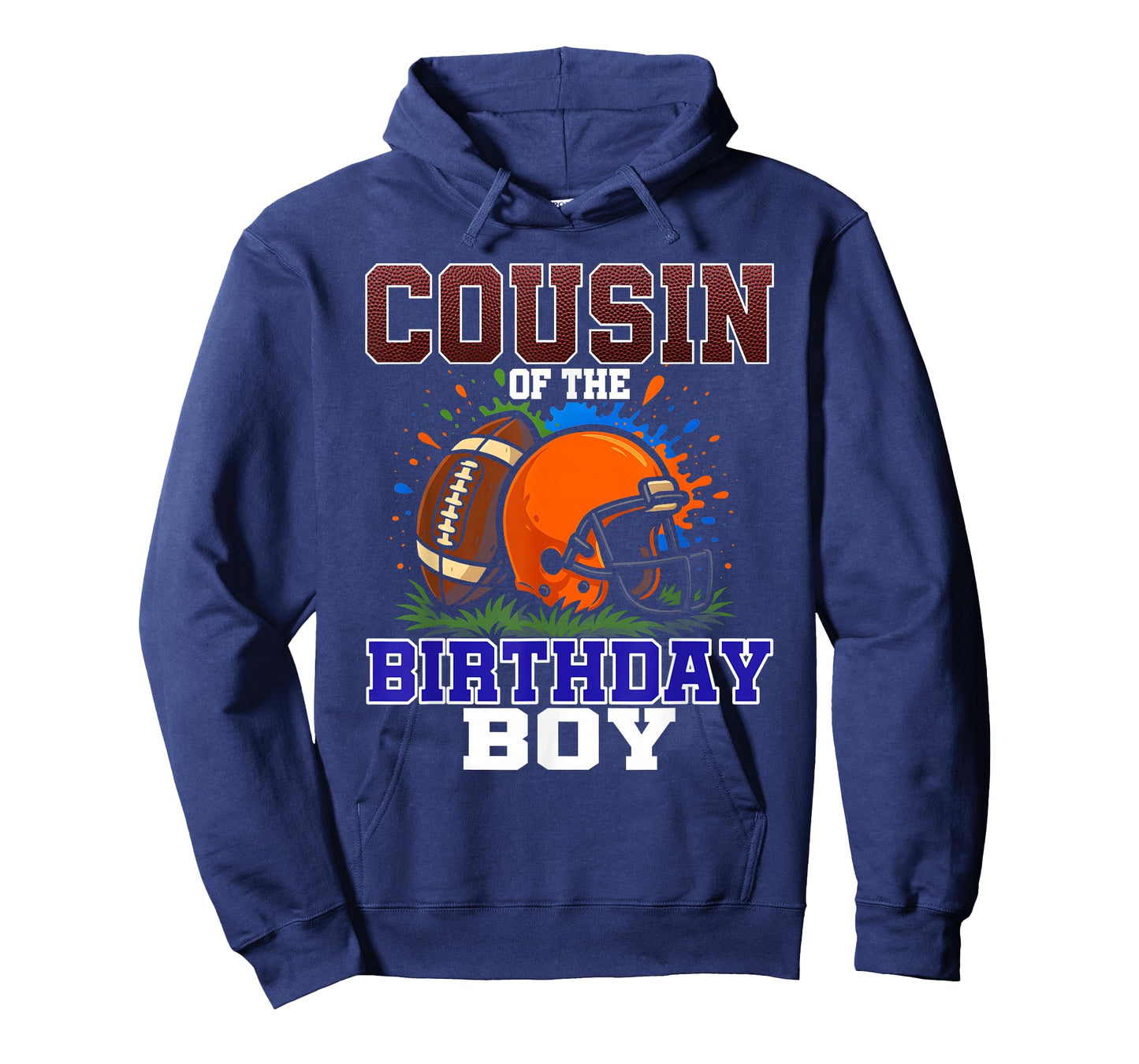 Cousin of The Birthday Boy Football Party Family Matching T-Shirt