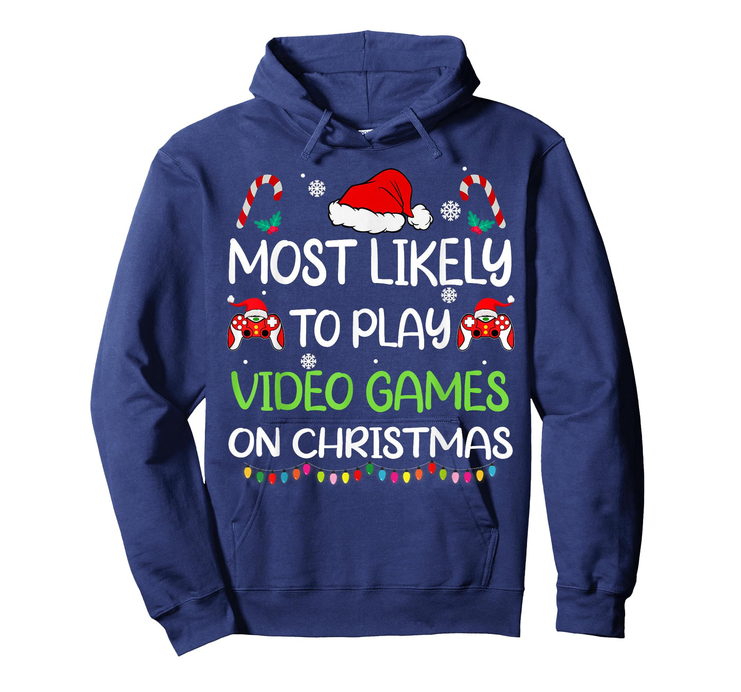 Most Likely To Video Games Christmas family gamer men boys T-Shirt