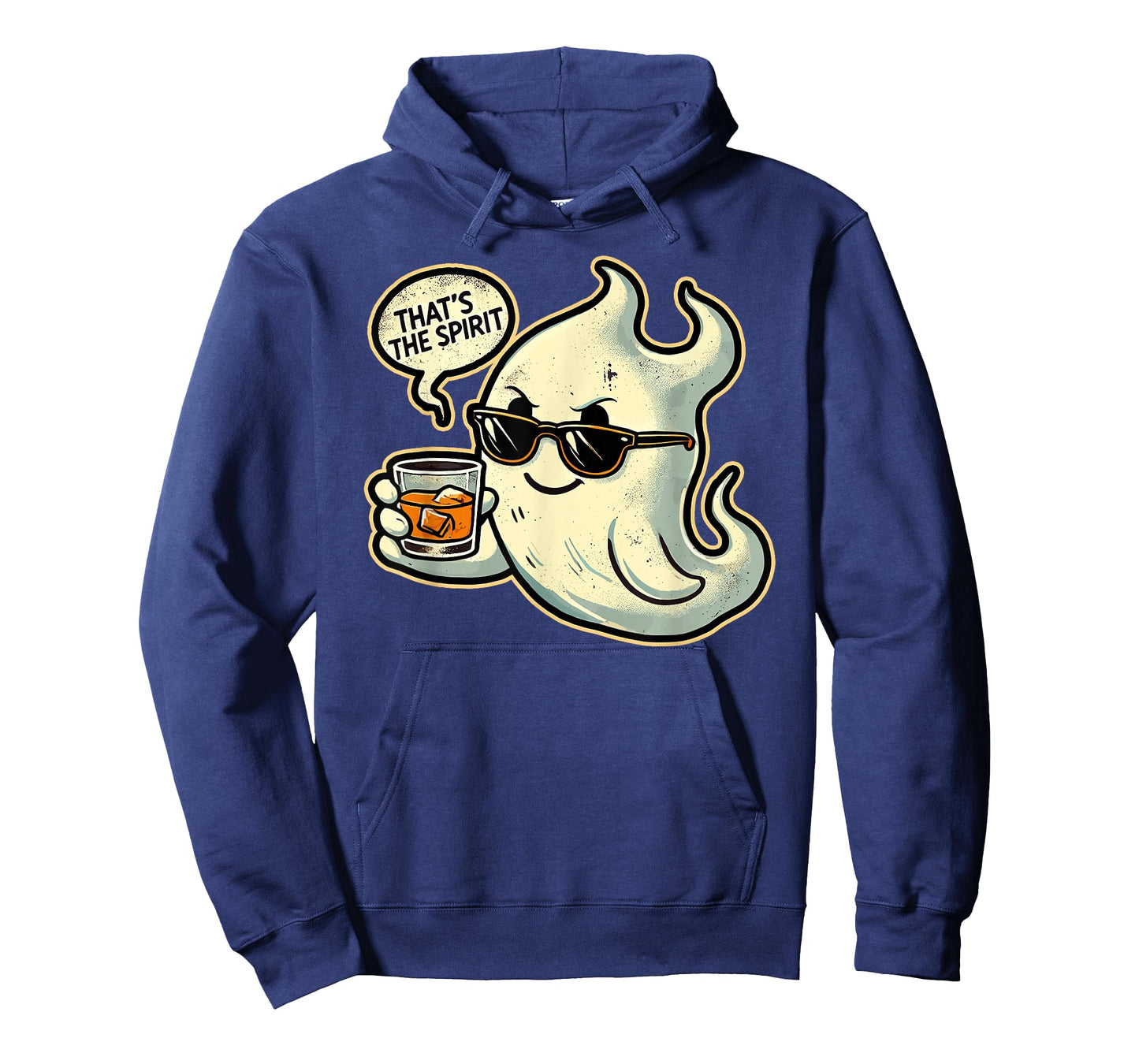 Cool Ghost Whiskey Pun Men Women Funny Halloween T-Shirt