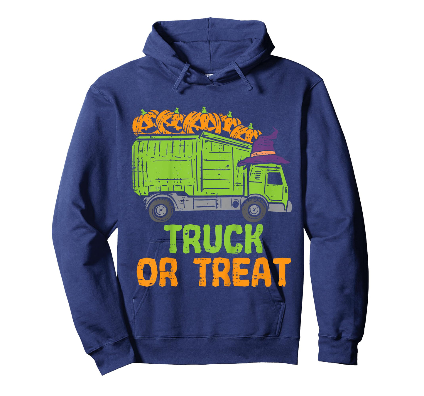 Kids Garbage Truck Pumpkins Toddler Baby Boys Halloween Kids T-Shirt