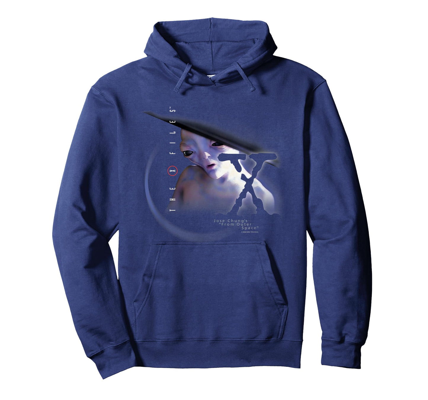X-Files Jose Chung's From Outer Space Alien Big Chest Poster T-Shirt