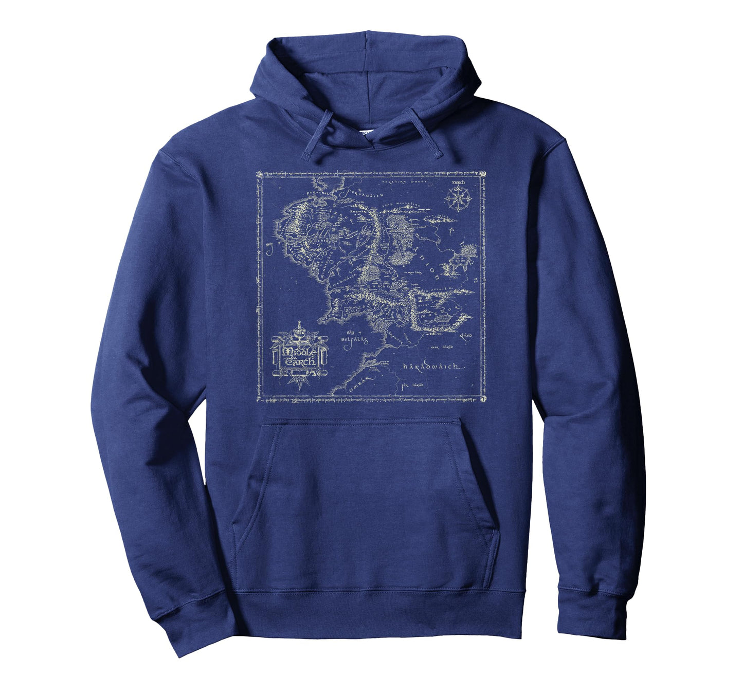 Lord of The Rings Map of Middle Earth T-Shirt