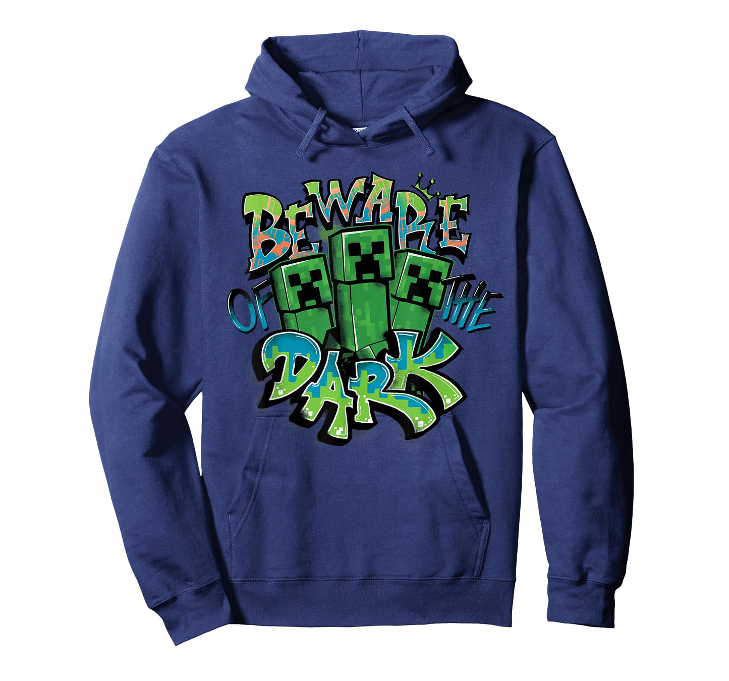 Minecraft Beware Of The Dark Creeper Graffiti Style T-Shirt