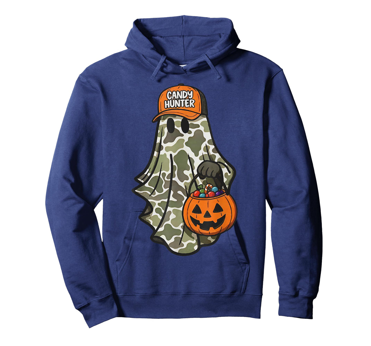 Halloween Camo Ghost Jack O Lantern Pumpkin for Kids Boys T-Shirt