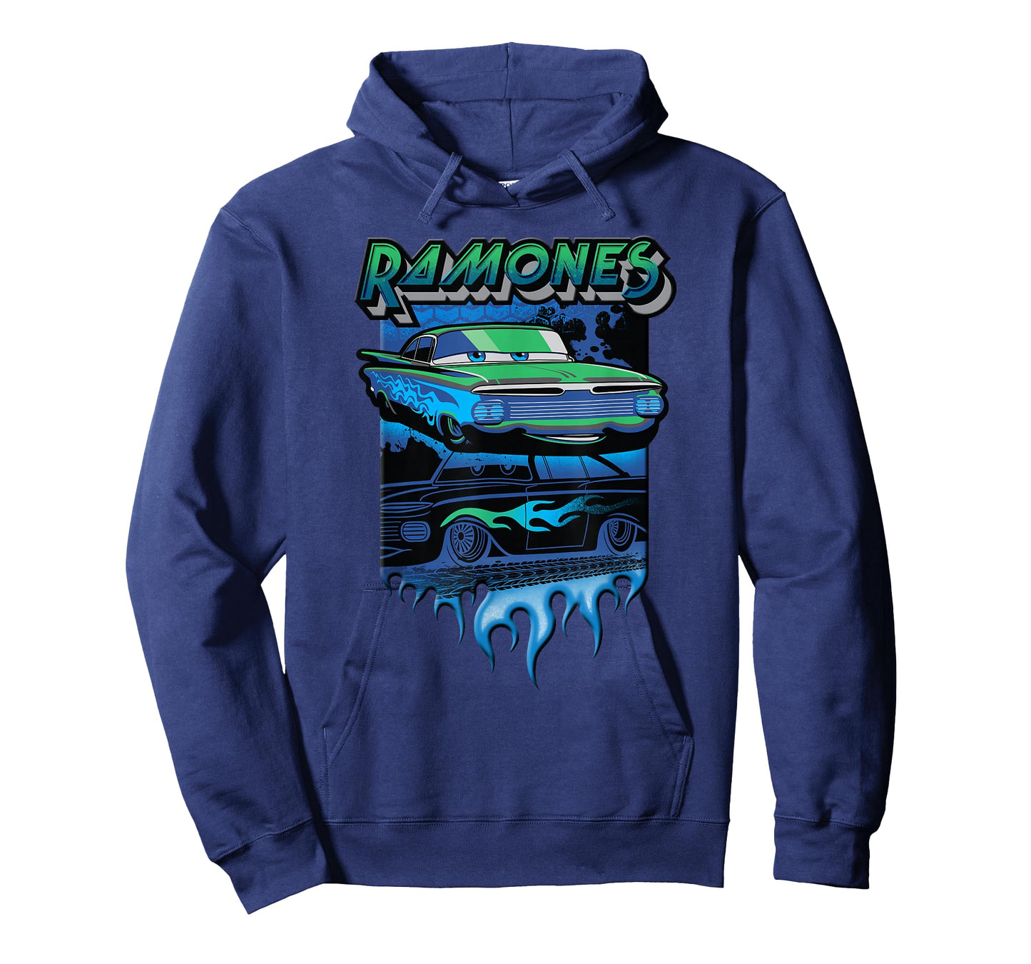Disney Pixar Cars Ramones Big Flames T-Shirt
