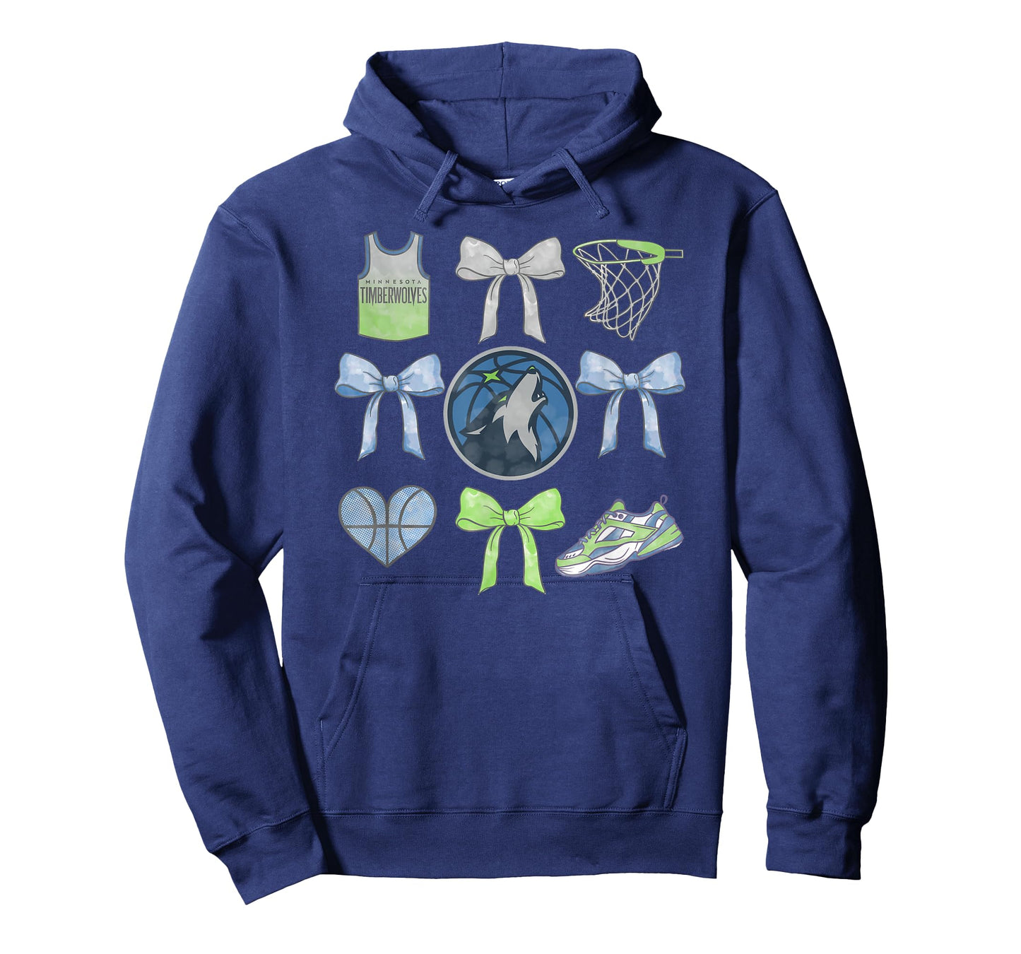 NBA Minnesota Timberwolves Bow Grid T-Shirt