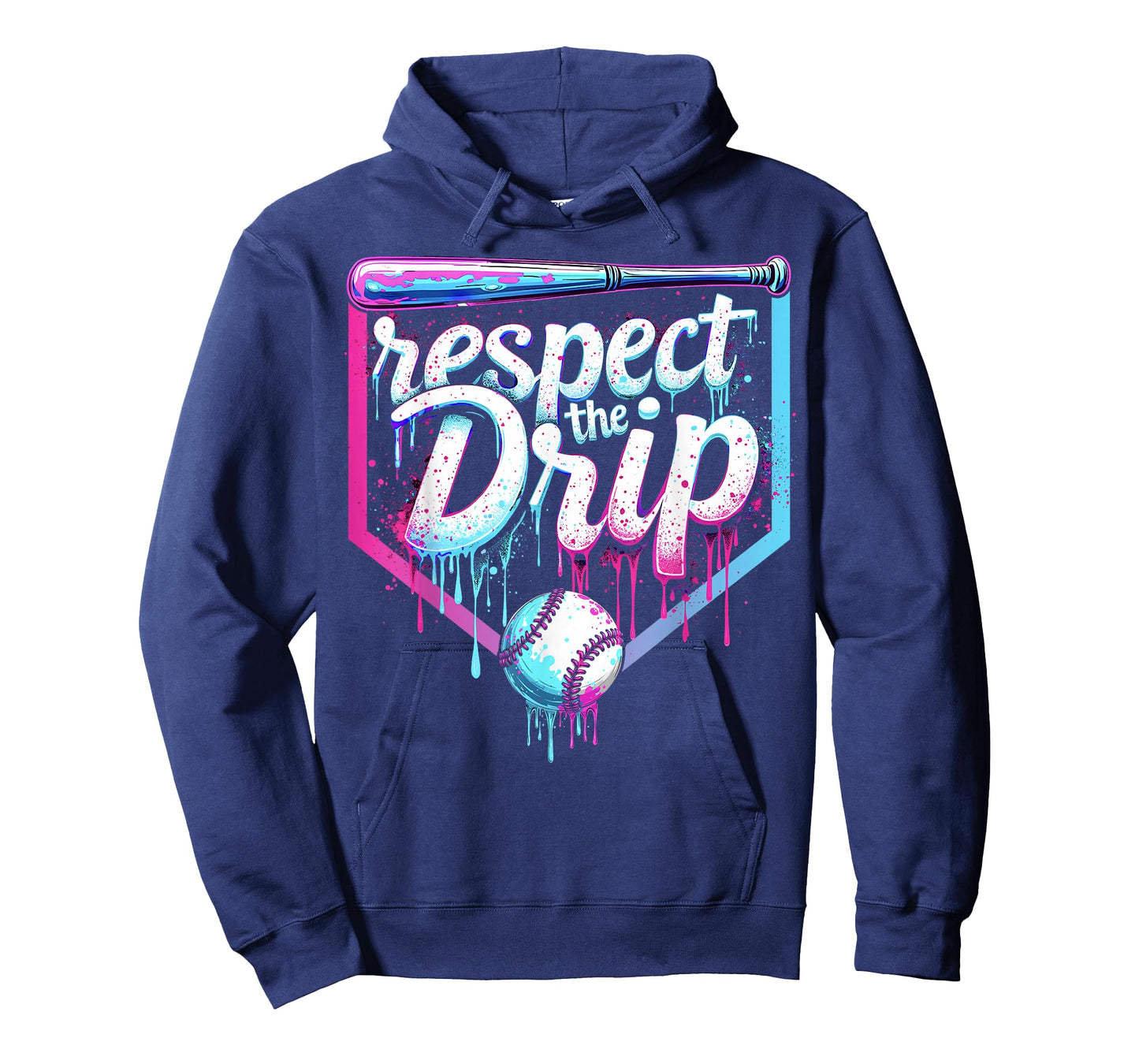Baseball Drip Boys Ice Cream Respect The Drip Players & Fans T-Shirt