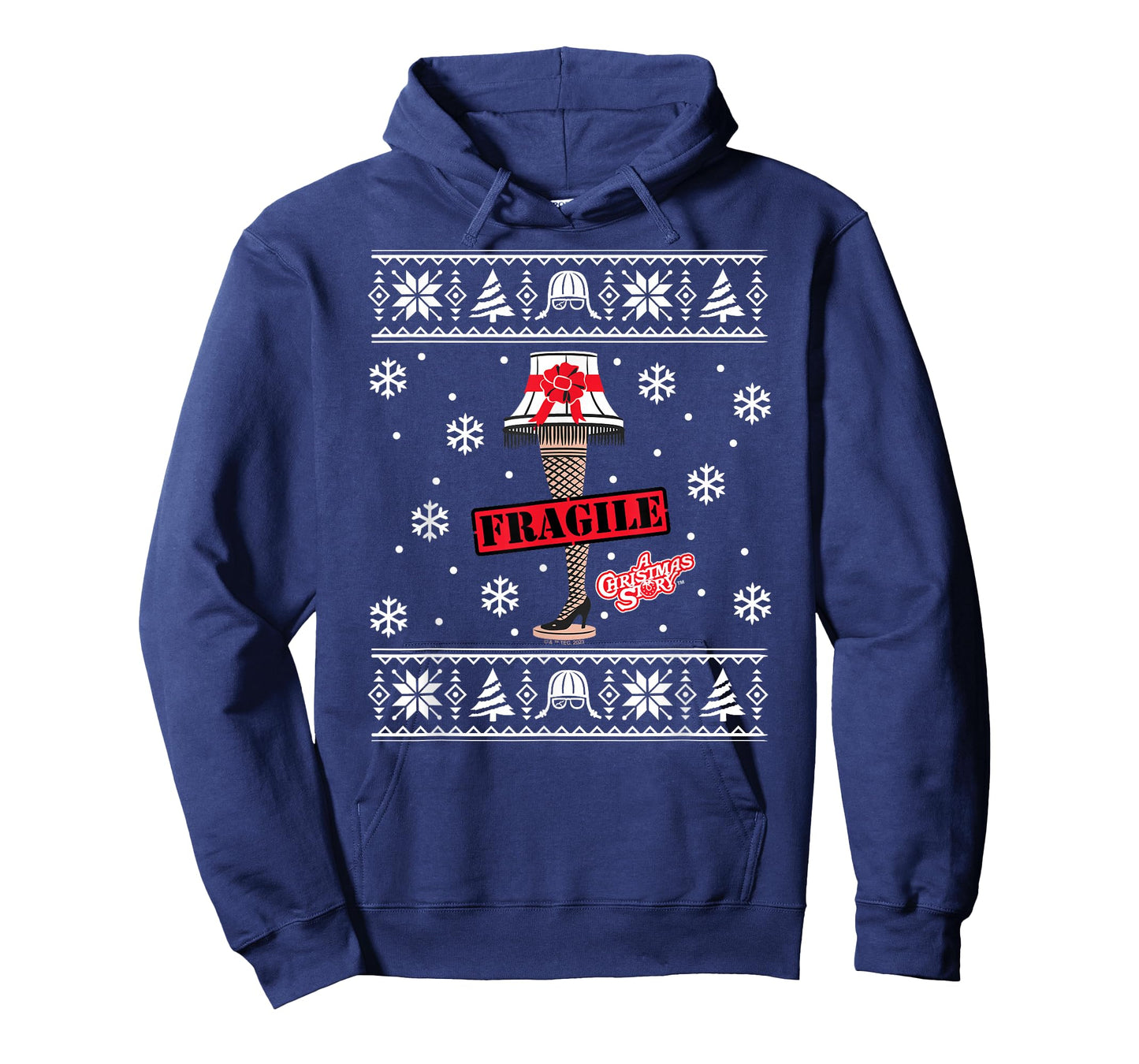 A Christmas Story - Fragile Leg Lamp Sweater Pattern T-Shirt