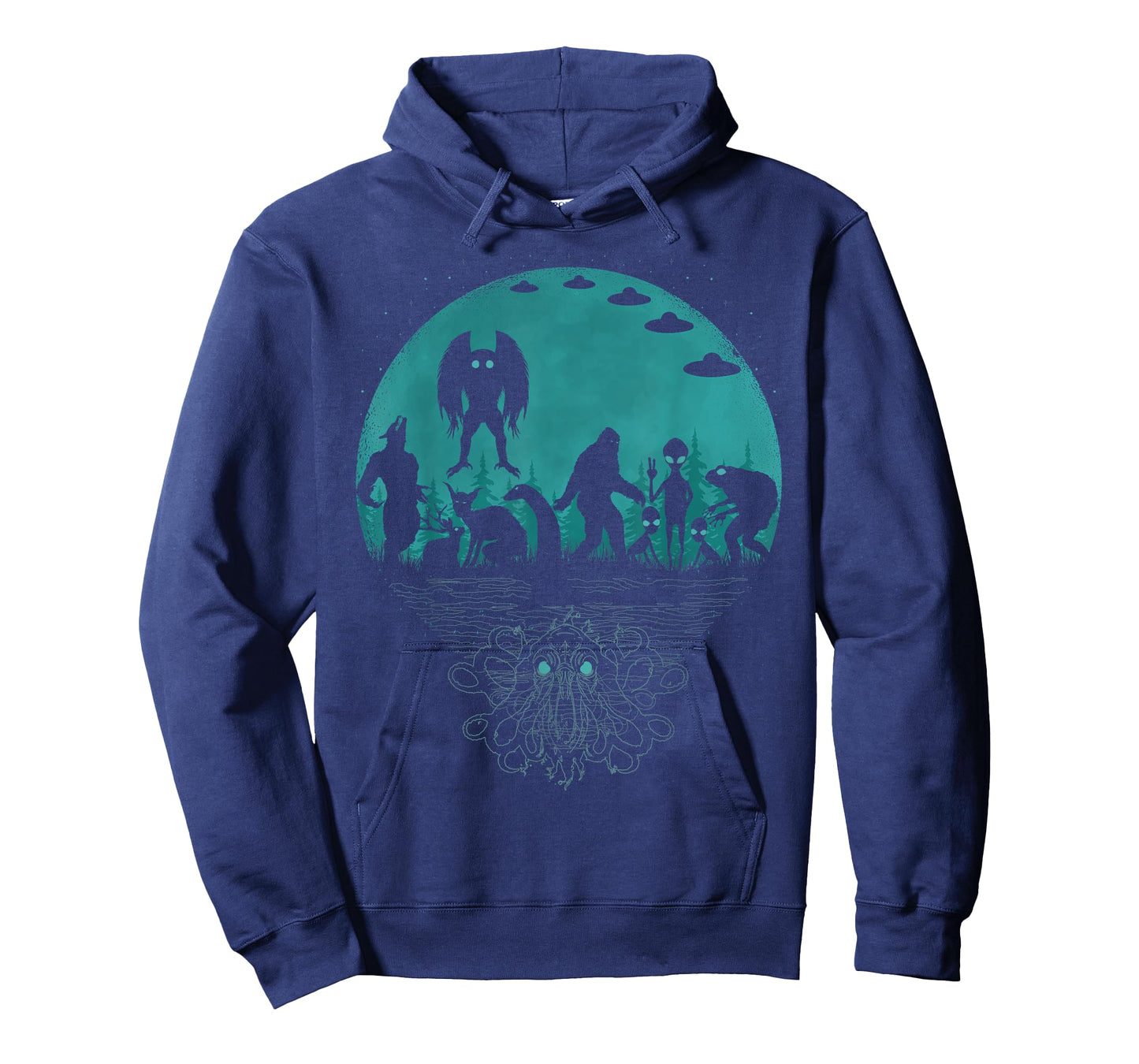 Bigfoot Loch Ness Monster Mothman And Aliens! Funny Cryptid T-Shirt