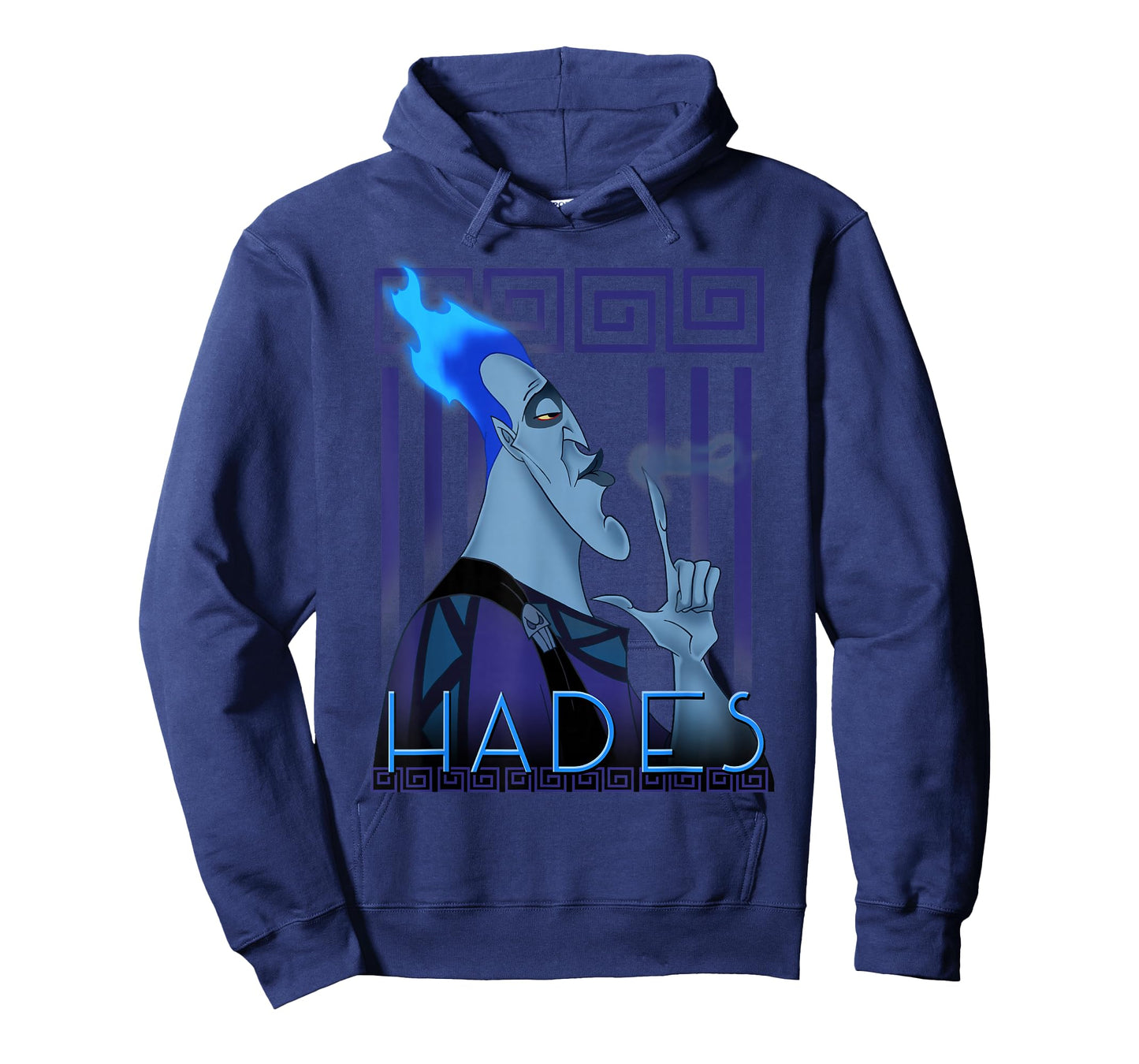 Disney Hercules Hades Geometric Portrait Graphic T-Shirt T-Shirt Small