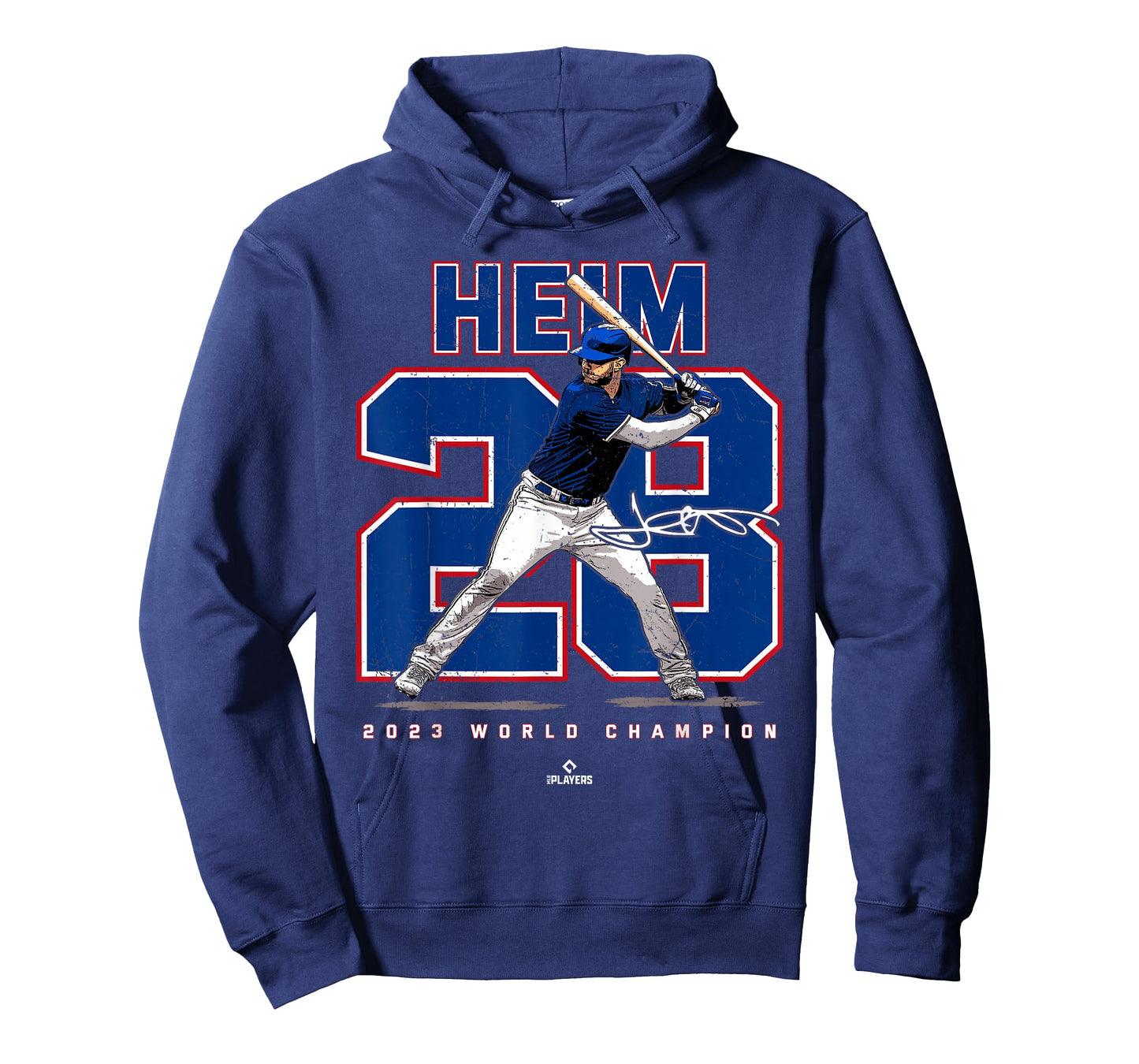 Player Number 2023 World Champion Jonah Heim Texas MLBPA T-Shirt