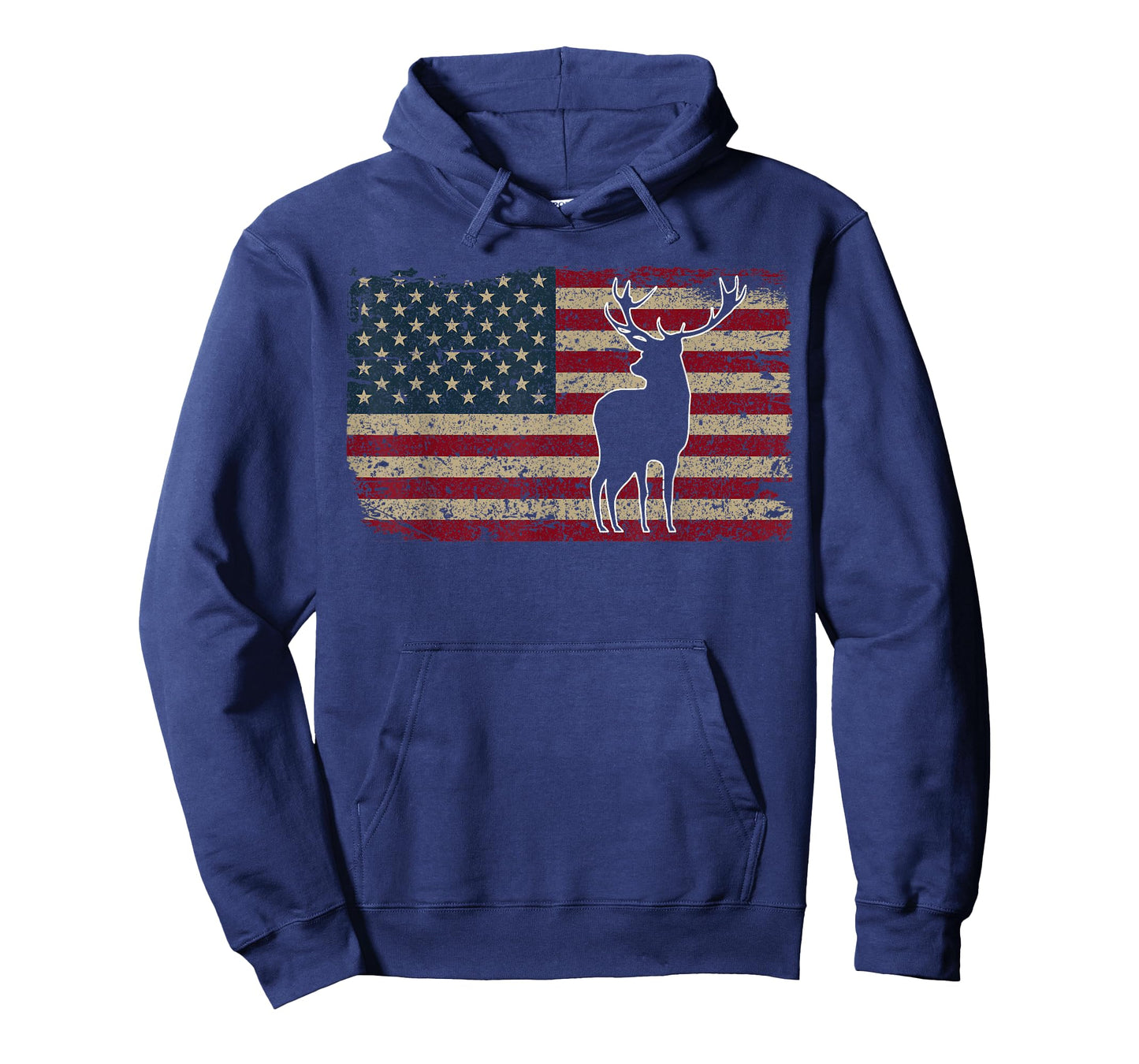 Deer Hunting American Flag T-Shirt I Proud Hunter Gift Idea T-Shirt for Women Men