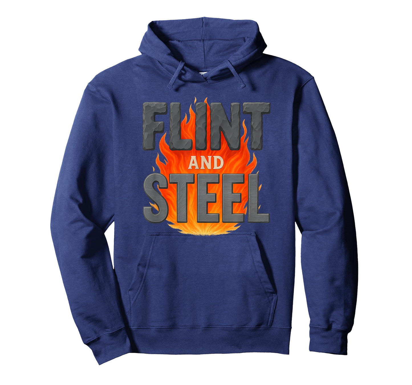 Flint and Steel Element Design for Gamers and Outdoors Fans T-Shirt