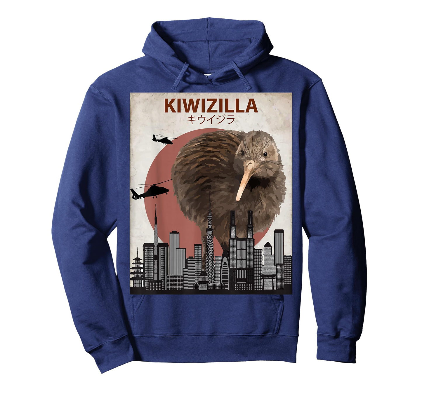 Kiwizilla Funny Kiwi T-Shirt | New Zealand Bird Lovers Gift T-Shirt