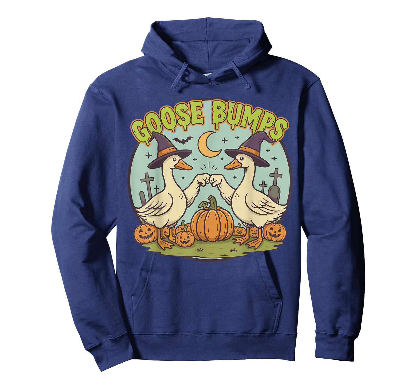 Cute Spooky Goose Shirt, Funny Halloween Goose Bumps T-Shirt