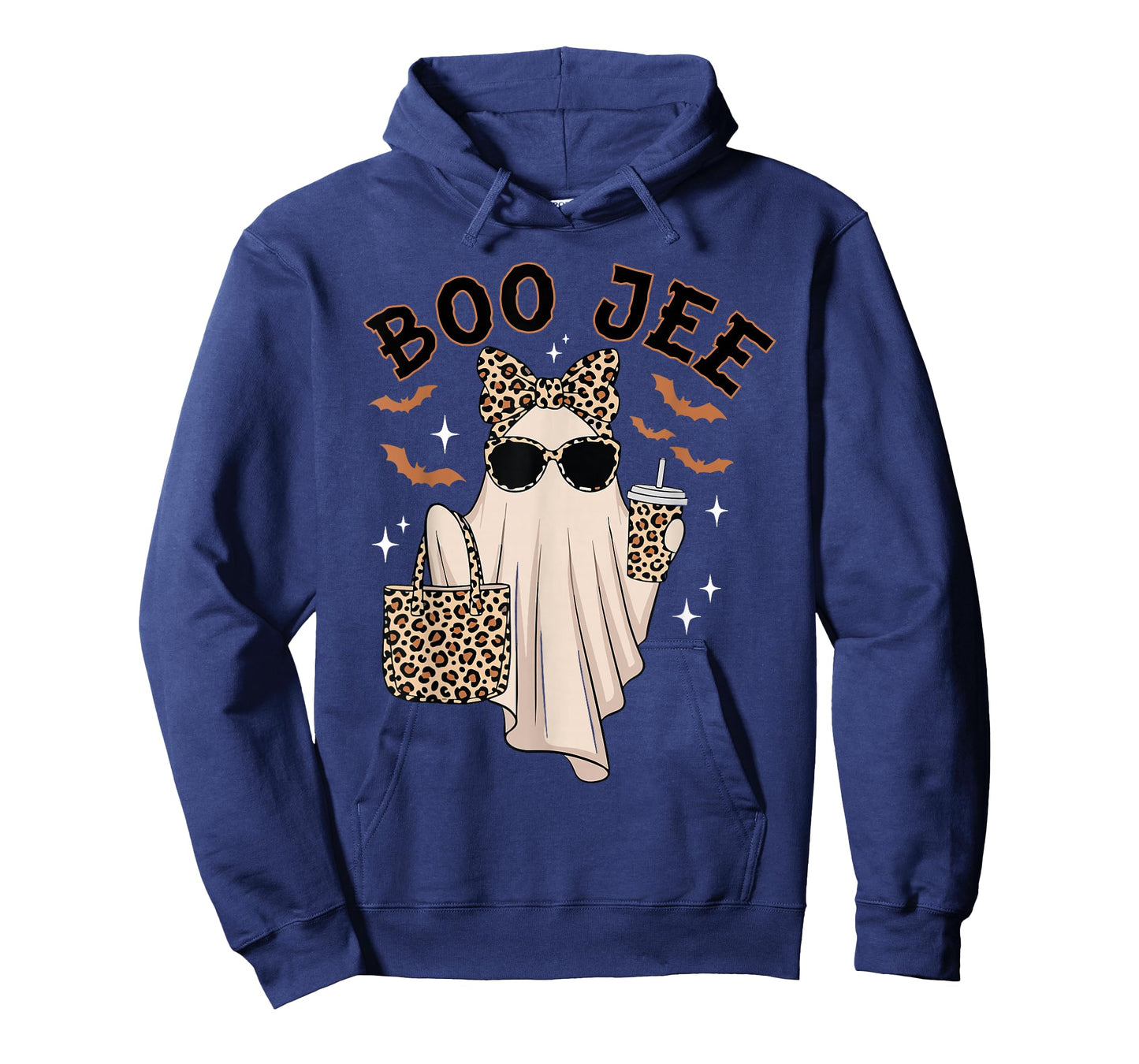 Boo JEE Boujee Pink Ghost Halloween October Vibes T-Shirt