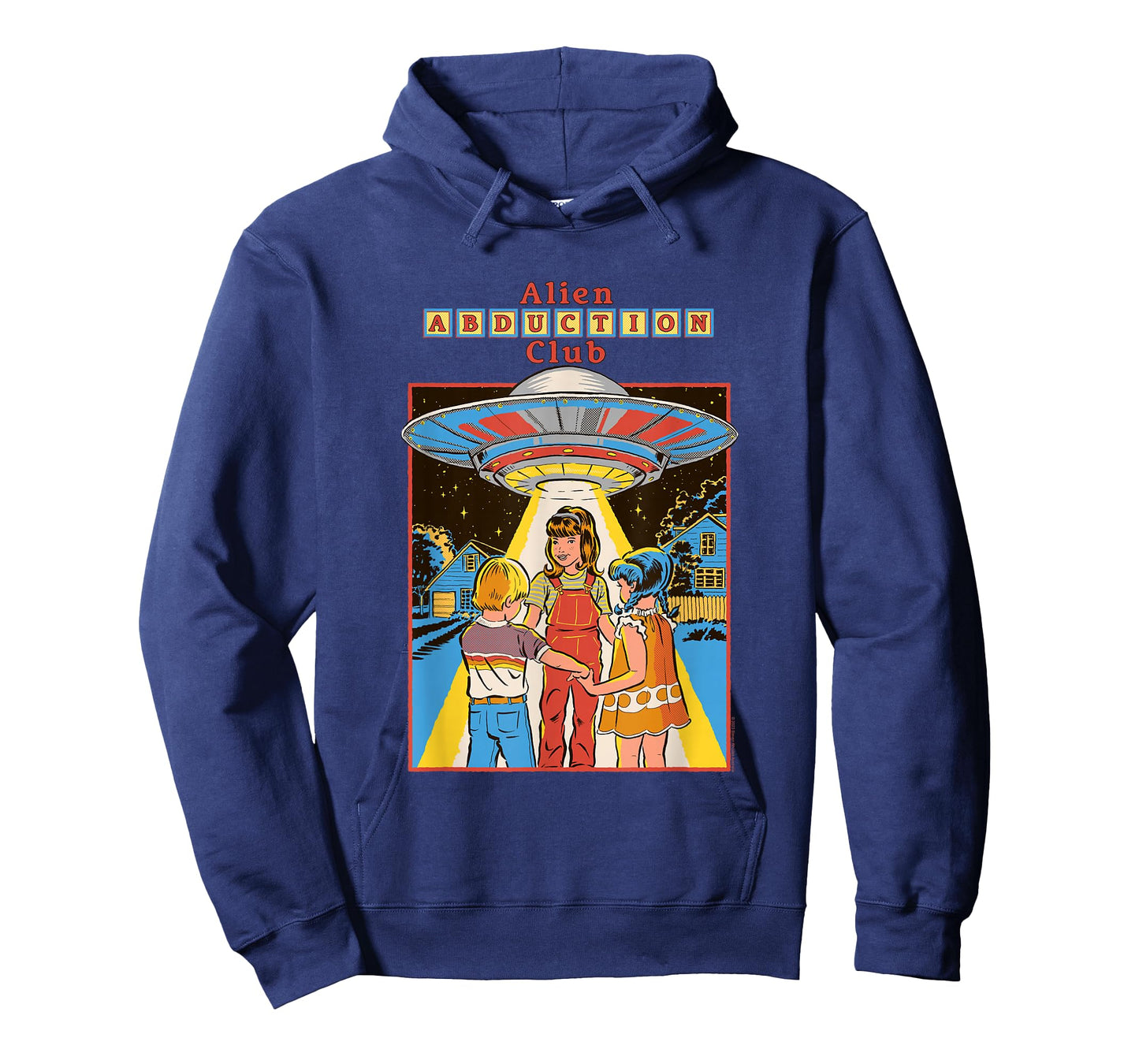 Steven Rhodes Alien Abduction Club UFO Retro Dark Humor T-Shirt