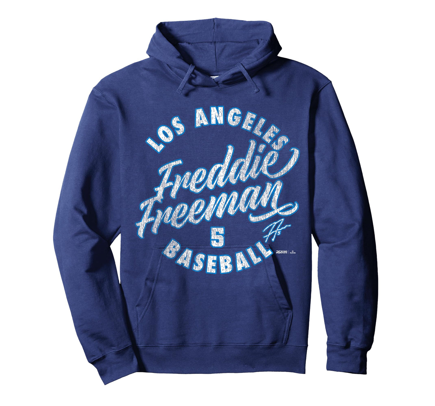 Freddie Freeman Los Angeles Baseball Vintage Cursive MLBPA T-Shirt