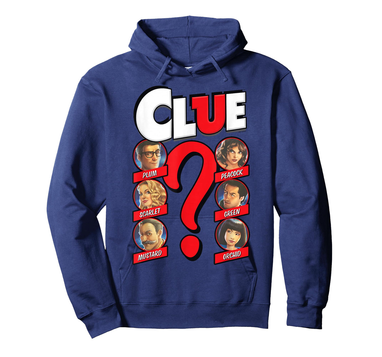 Clue Modern Logo and Characters T-Shirt