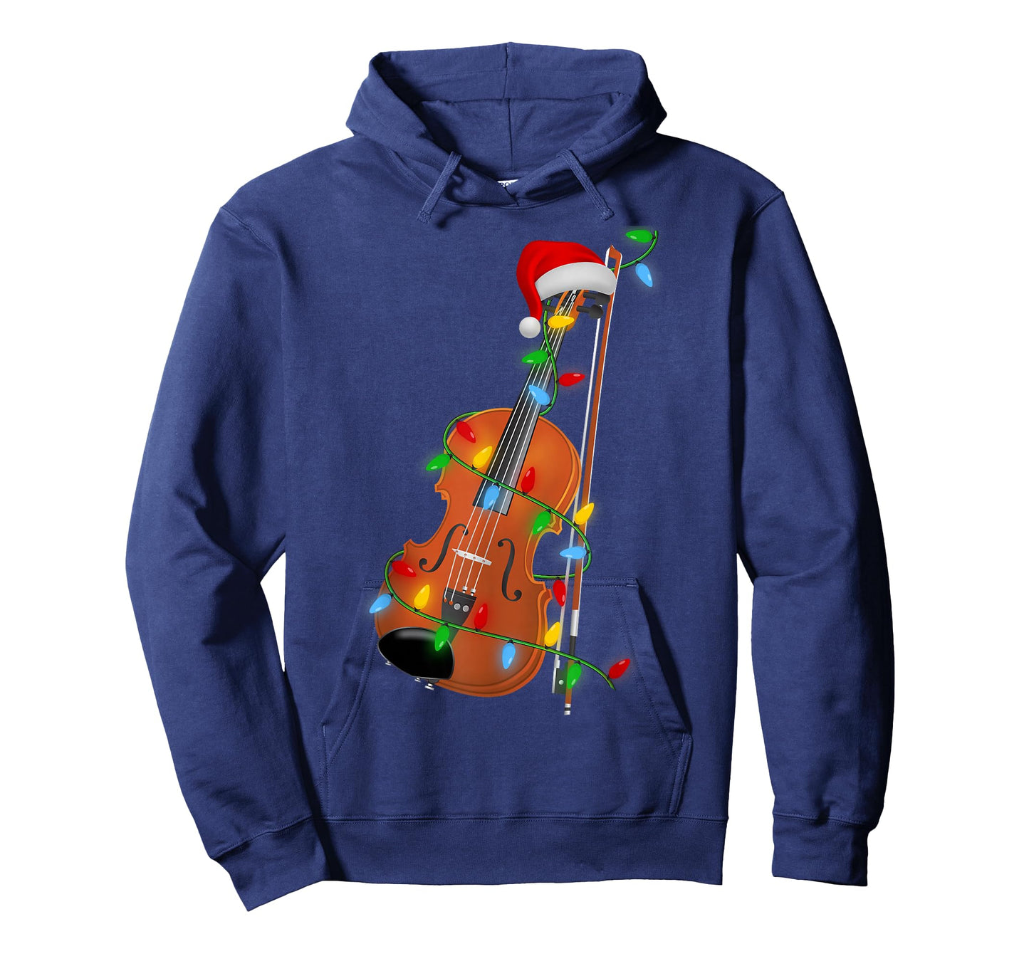 Violin Christmas Lights Violin Music Lover Violinist Xmas T-Shirt