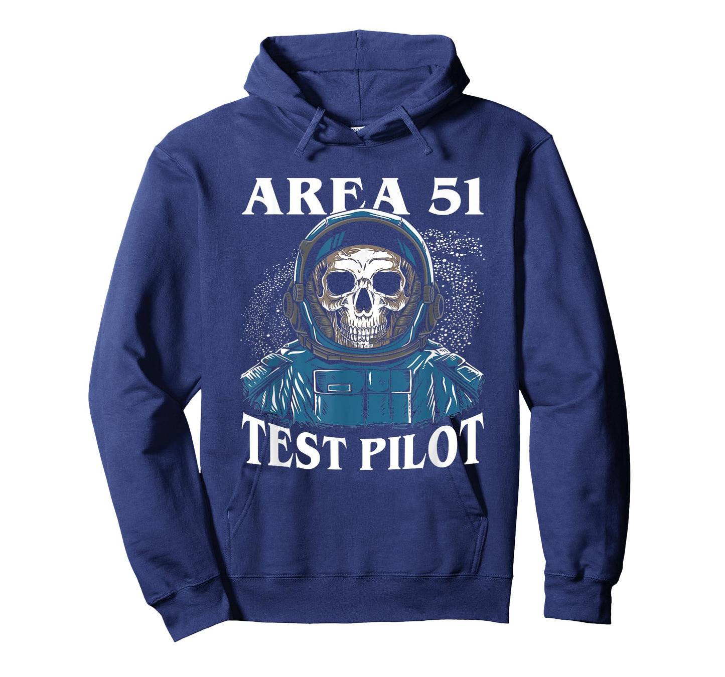 Area 51 Alien Test Pilot Skull Skeleton Astronaut Spaceship T-Shirt