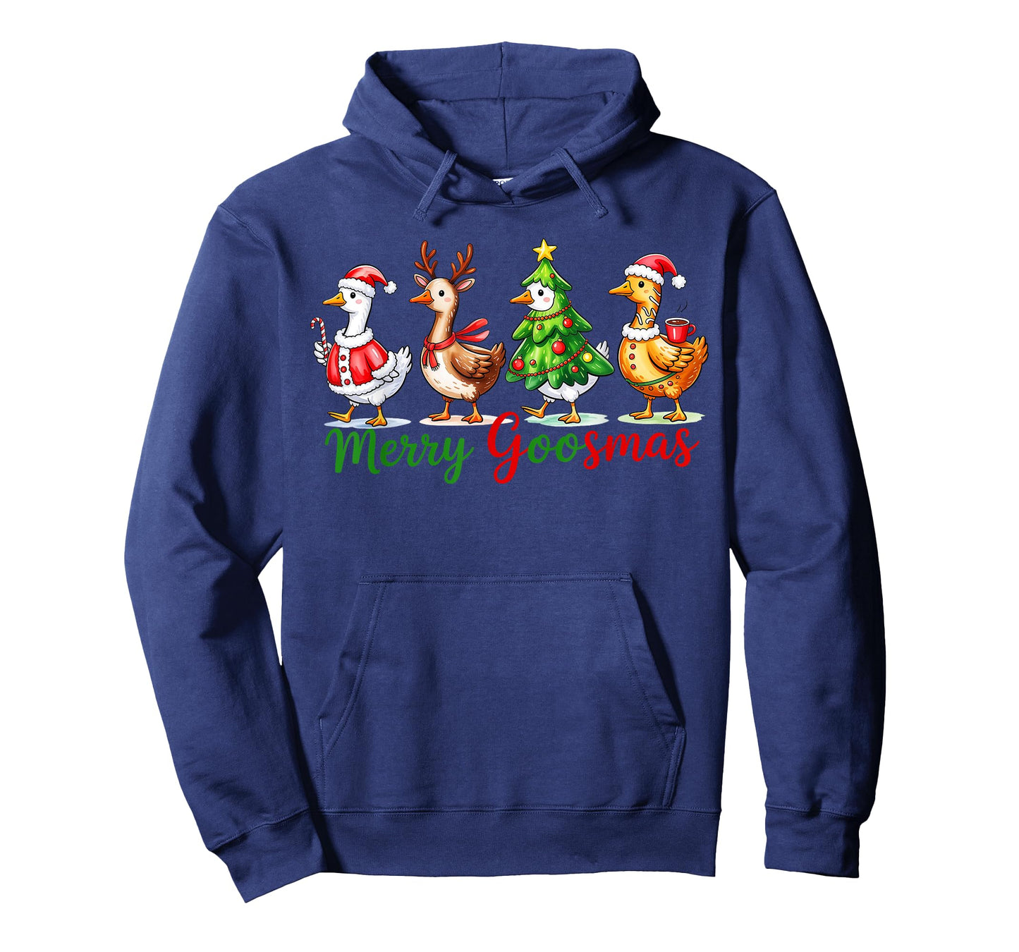 Funny Merry Goosemas Cute Xmas Goose Lovers Men Women Kids T-Shirt