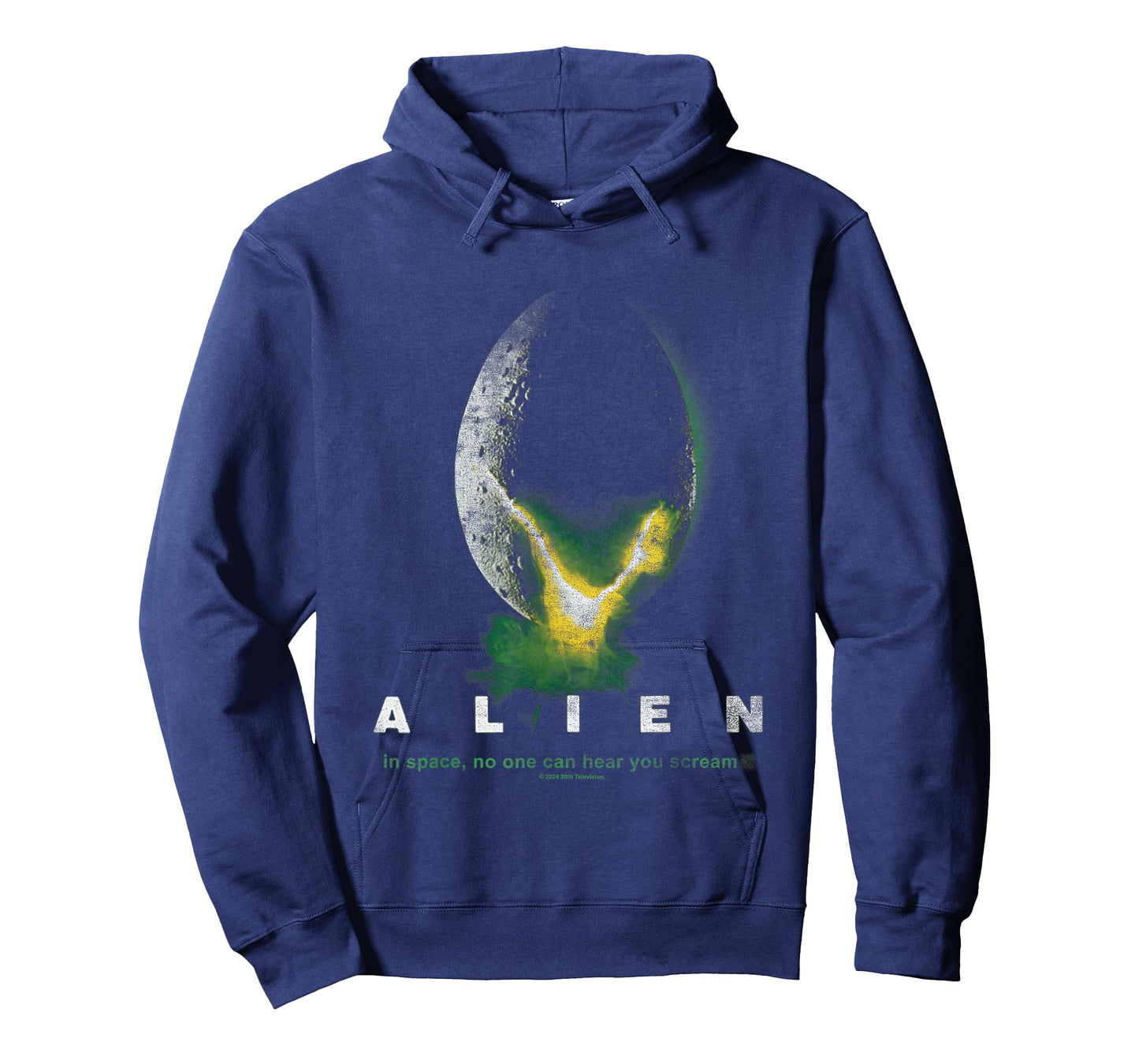 Aliens In Space No One Can Hear You Scream Distressed Logo T-Shirt