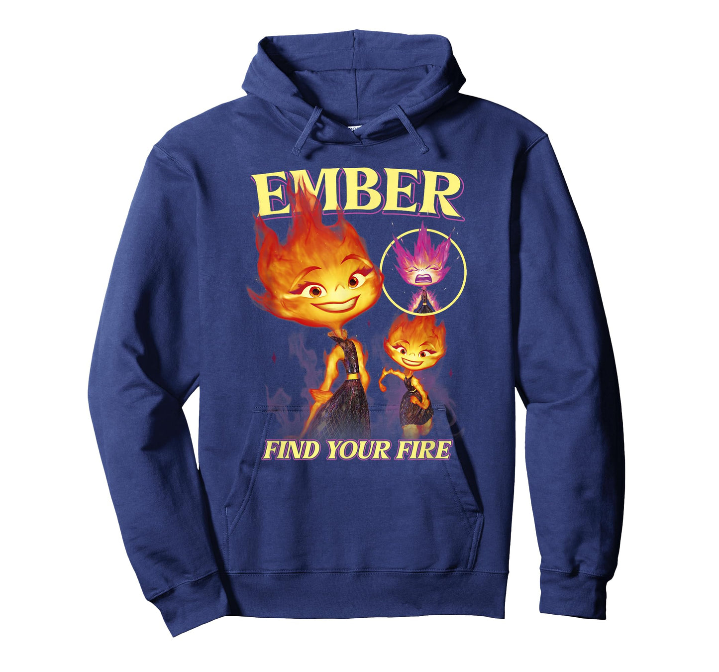 Disney Pixar Elemental Find Your Fire Ember Portrait T-Shirt