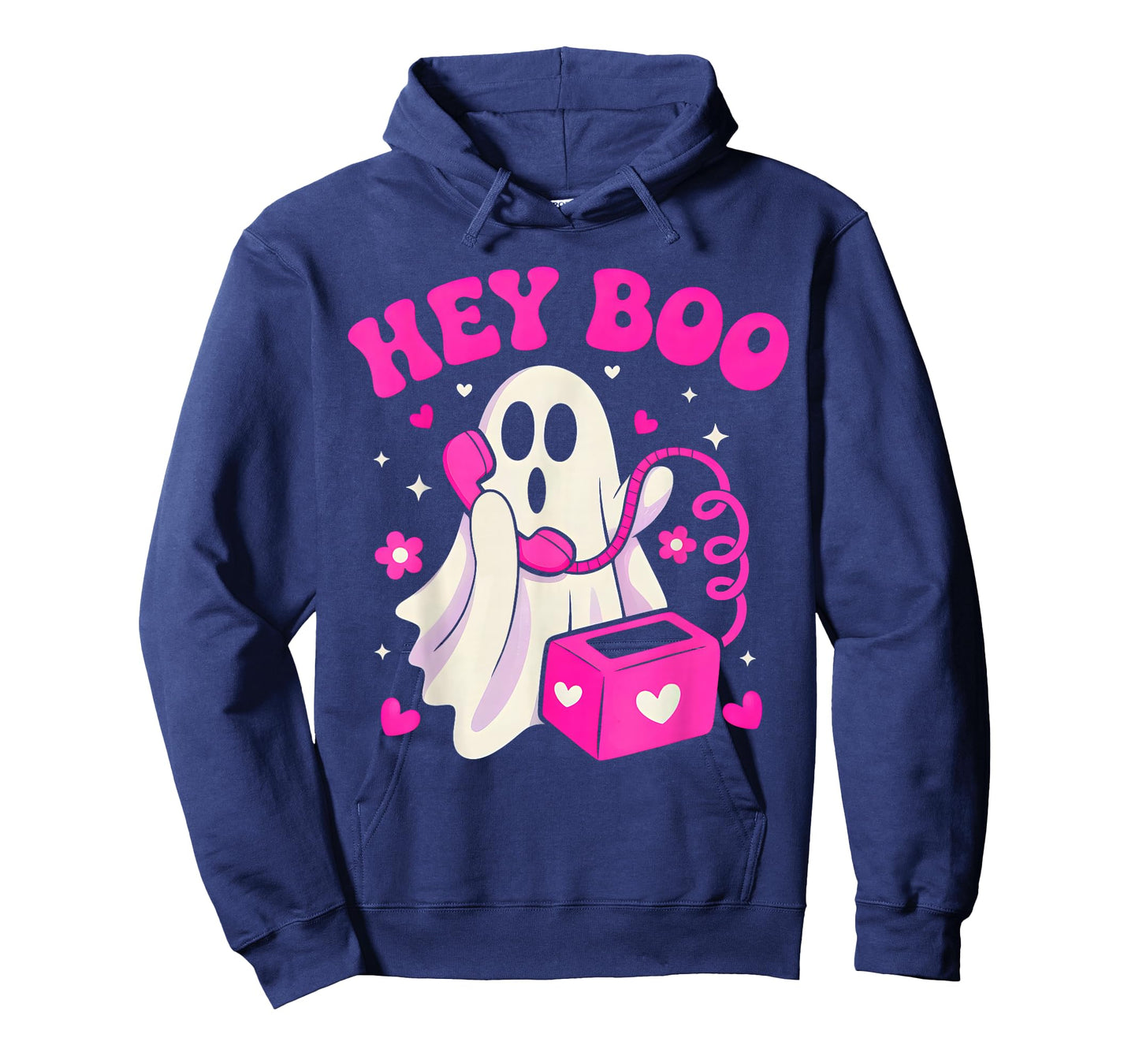 Groovy Hey Boo Ghost Retro Halloween Costume Men Womens Kids T-Shirt