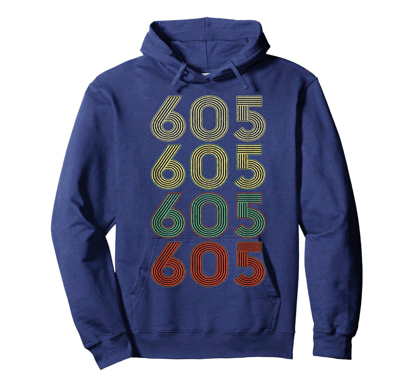 Vintage South Dakota SD tshirt Retro 605 Area Code shirt T-Shirt