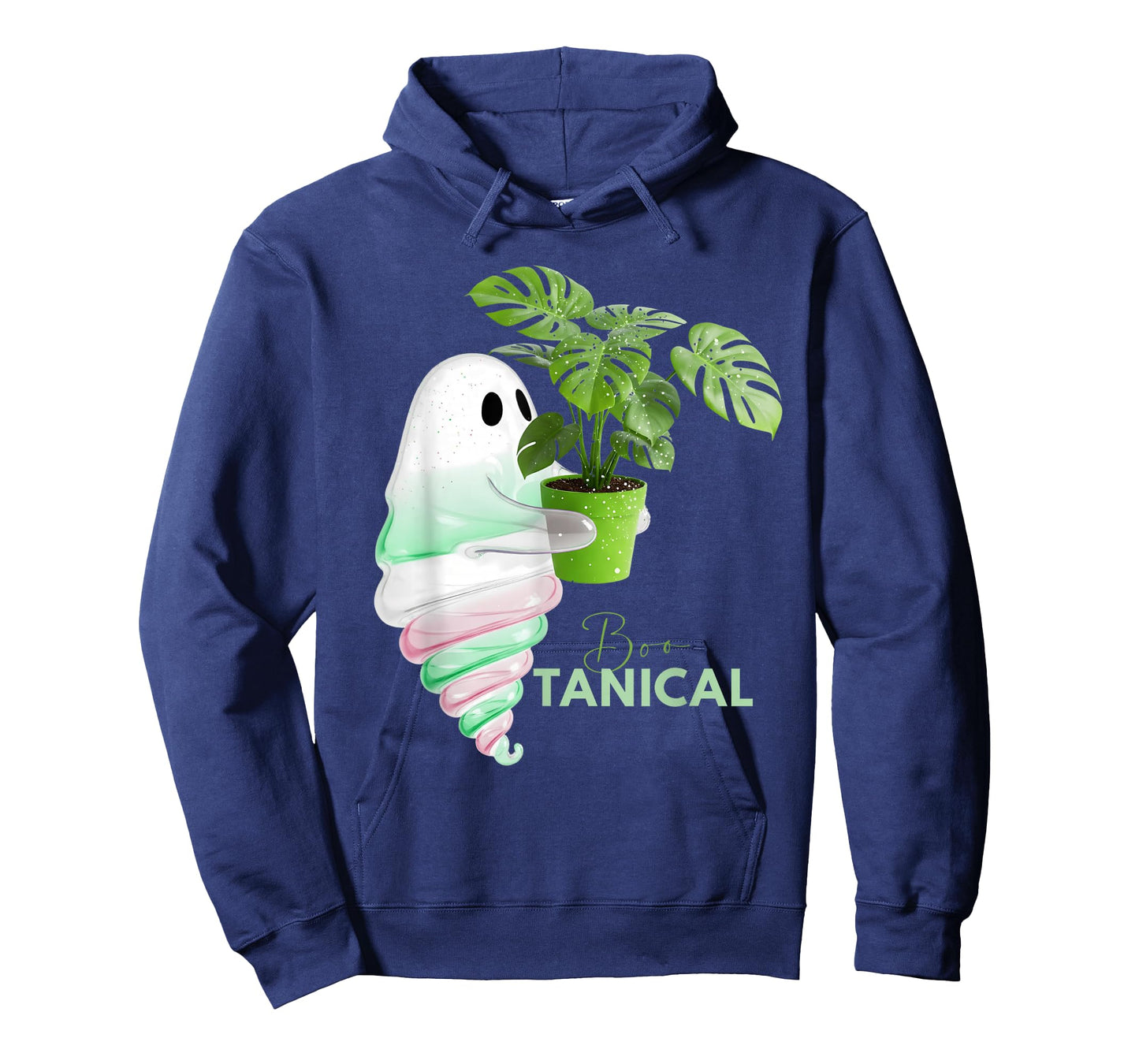 Boo Botanical Plant Ghost Monstera T-Shirt