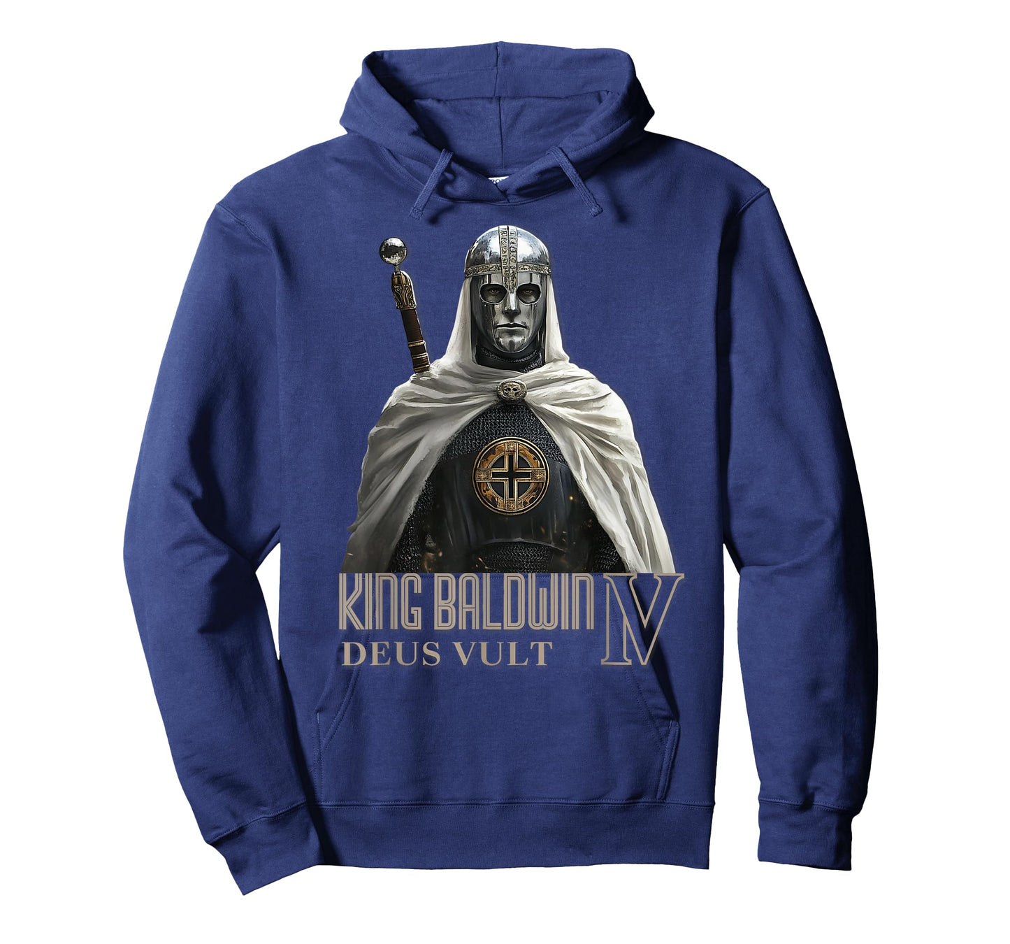 King Baldwin IV Jerusalem Cross Catholic T-Shirt