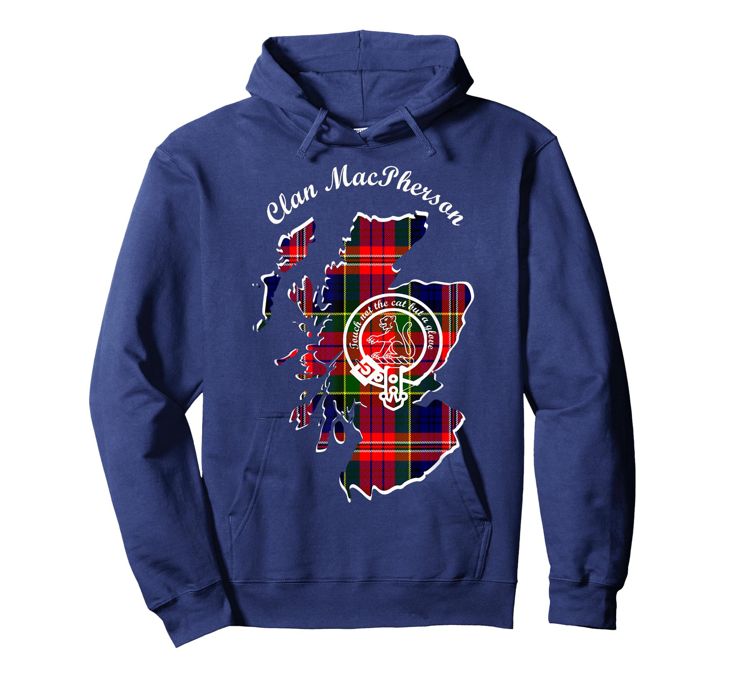 MacPherson surname last name Scottish Clan tartan crest T-Shirt
